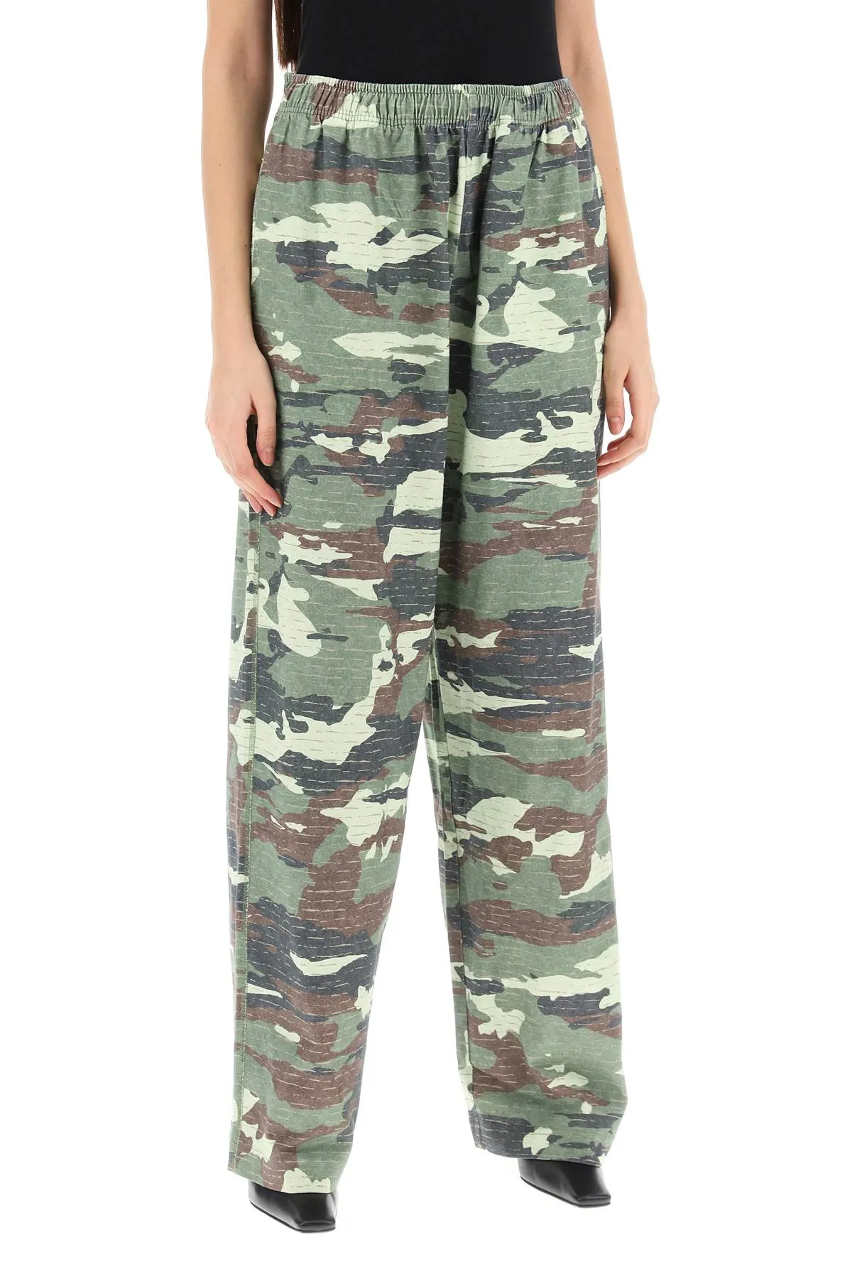 Acne Studios Camouflage Jersey Pants For Men (Size - M)