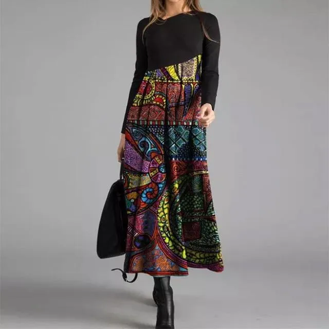 Autumn Winter Long Sleeves Slim Party Dresses