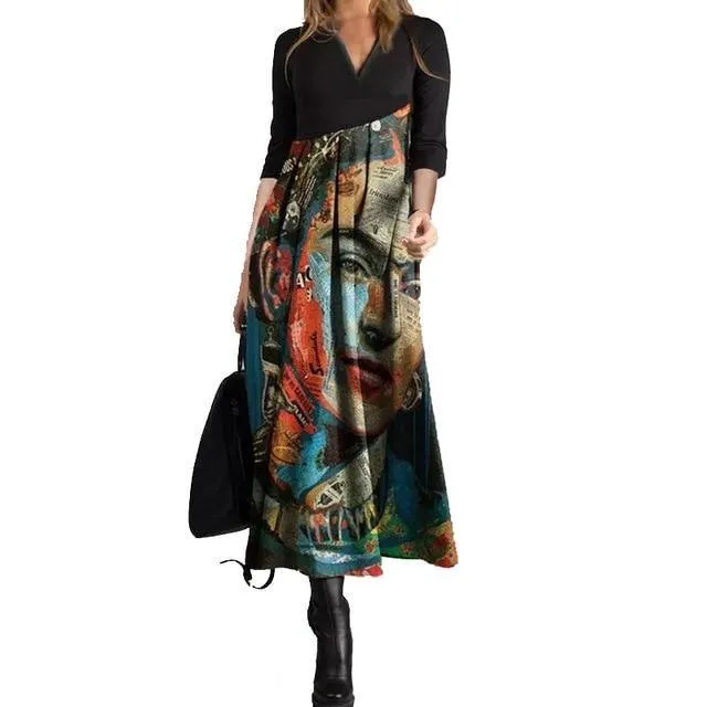 Autumn Winter Long Sleeves Slim Party Dresses