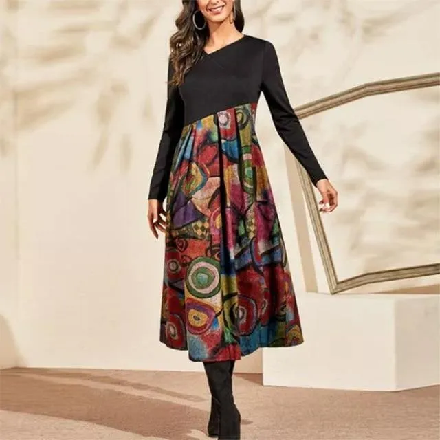 Autumn Winter Long Sleeves Slim Party Dresses