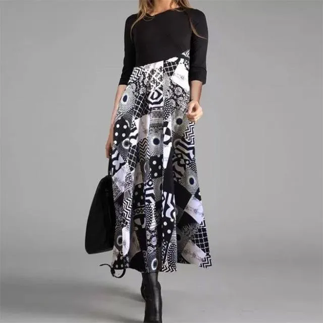 Autumn Winter Long Sleeves Slim Party Dresses
