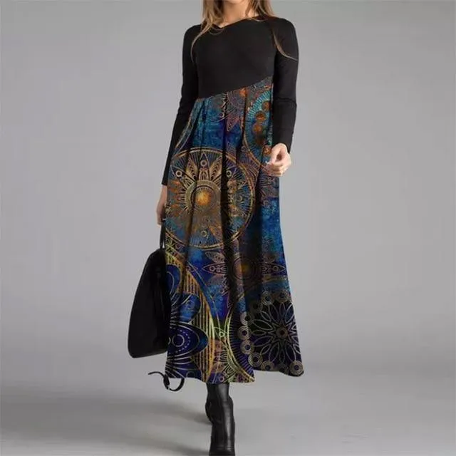 Autumn Winter Long Sleeves Slim Party Dresses