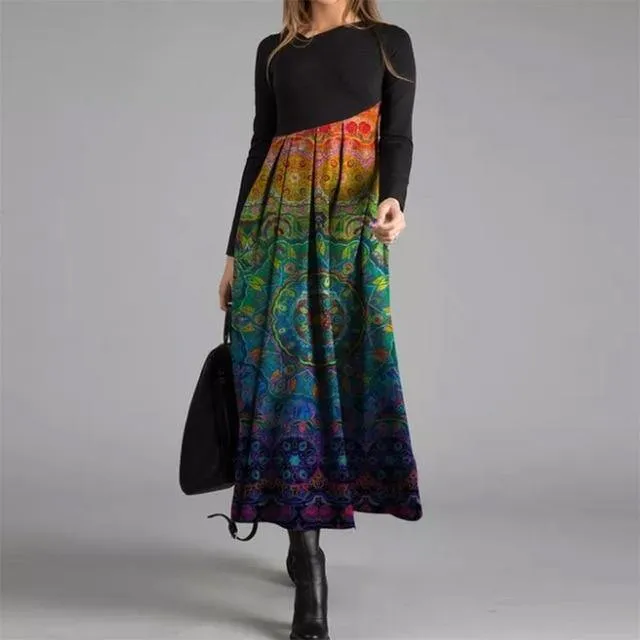 Autumn Winter Long Sleeves Slim Party Dresses