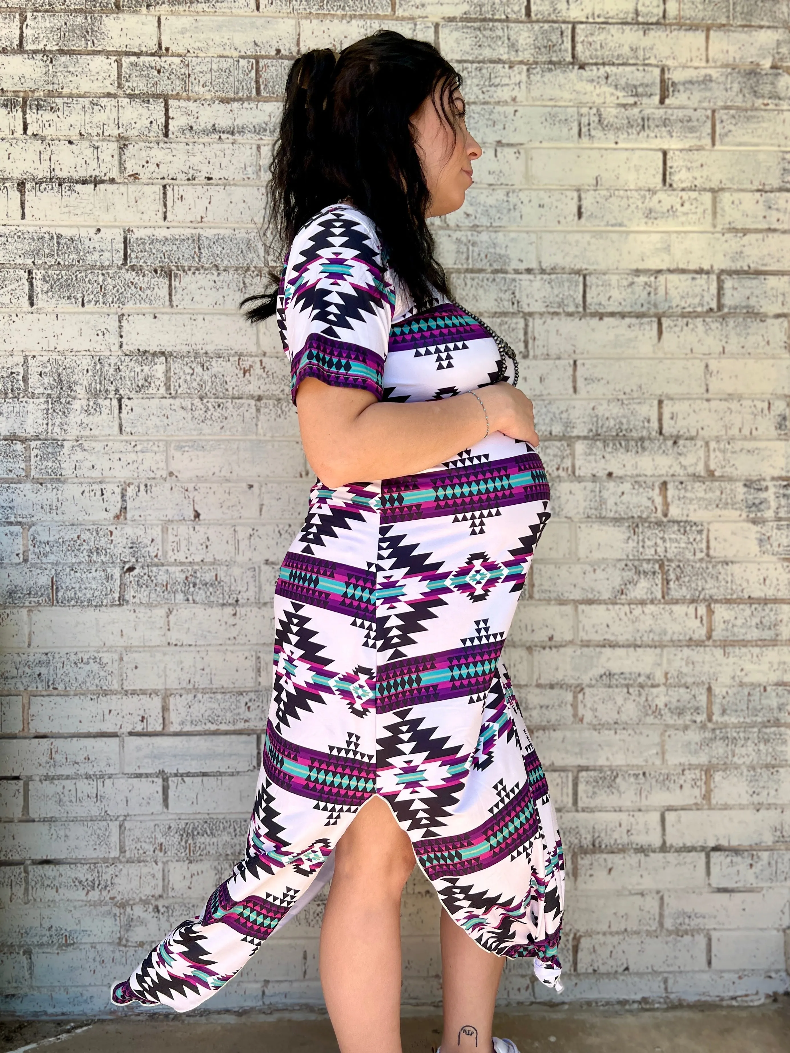 Aztec Outskirts Maxi Dress