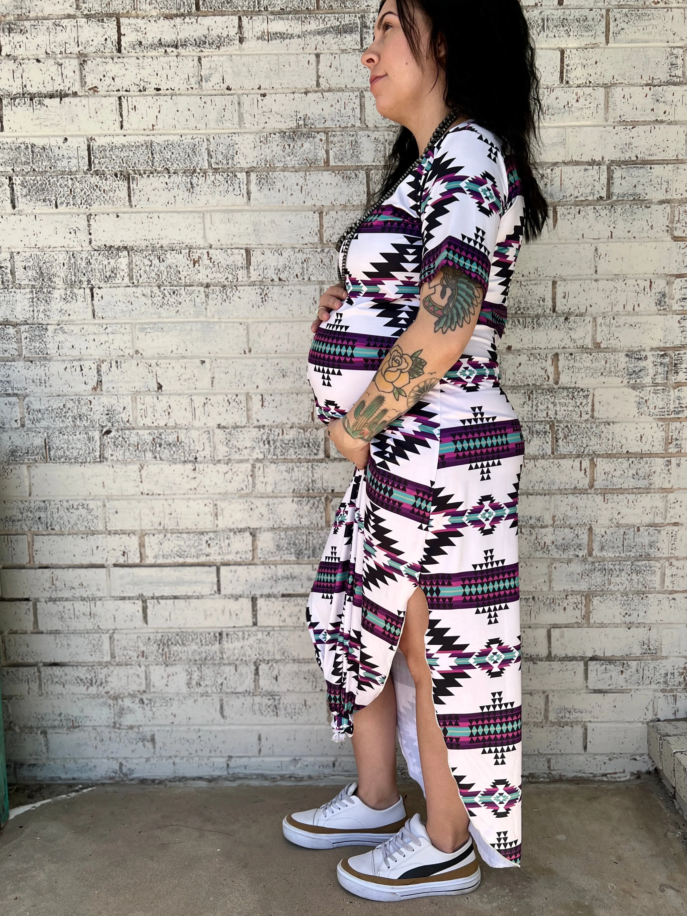 Aztec Outskirts Maxi Dress
