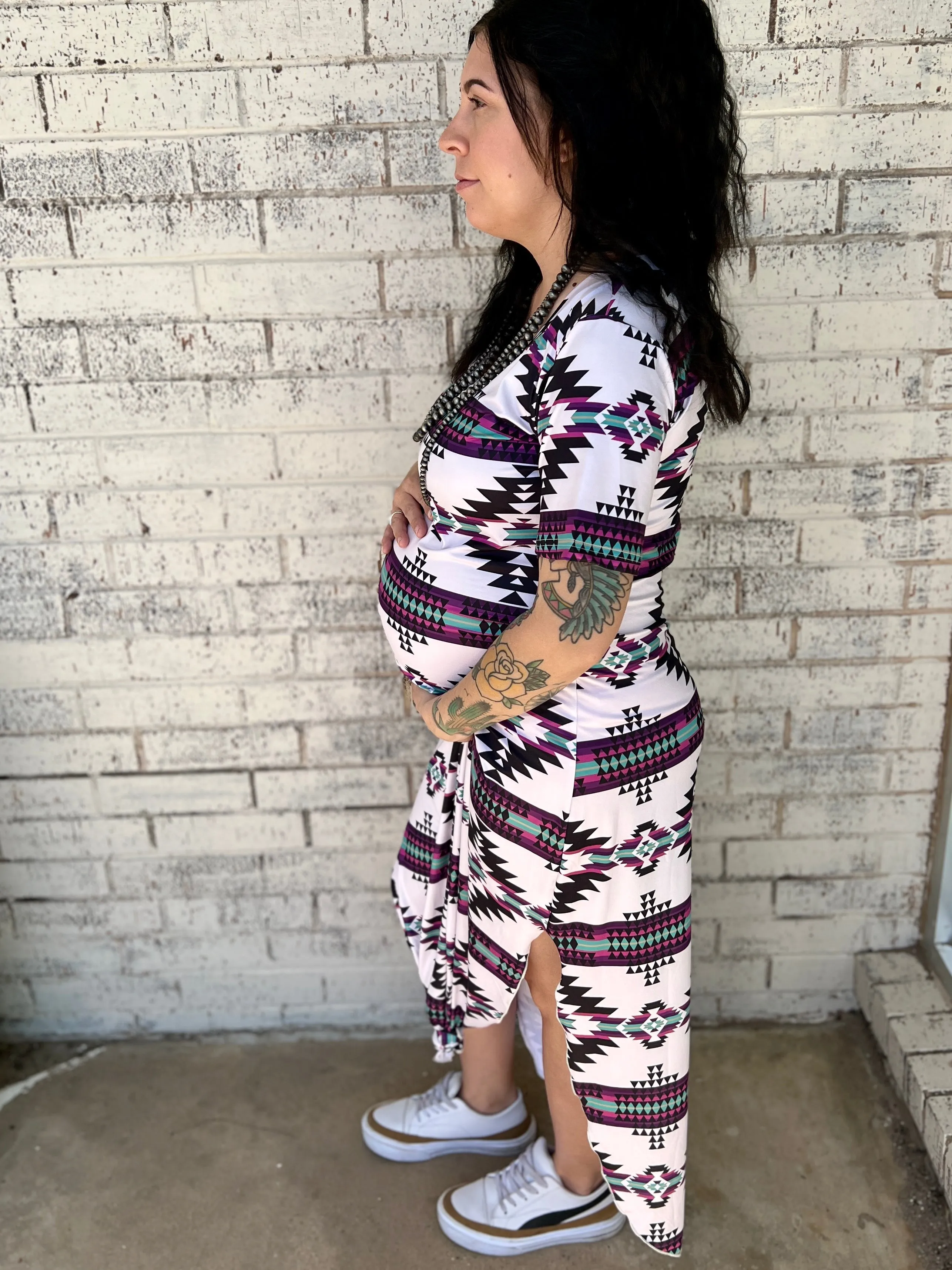 Aztec Outskirts Maxi Dress