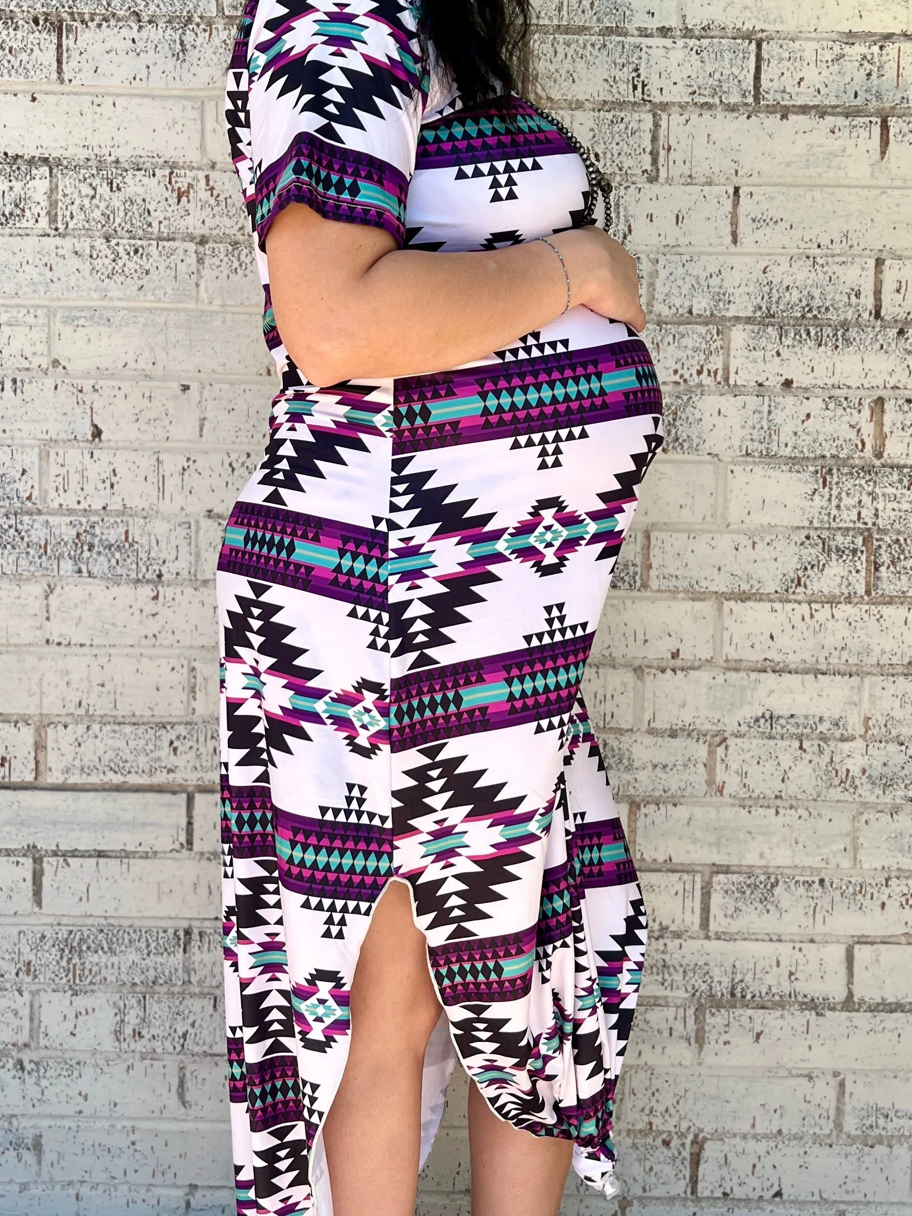 Aztec Outskirts Maxi Dress