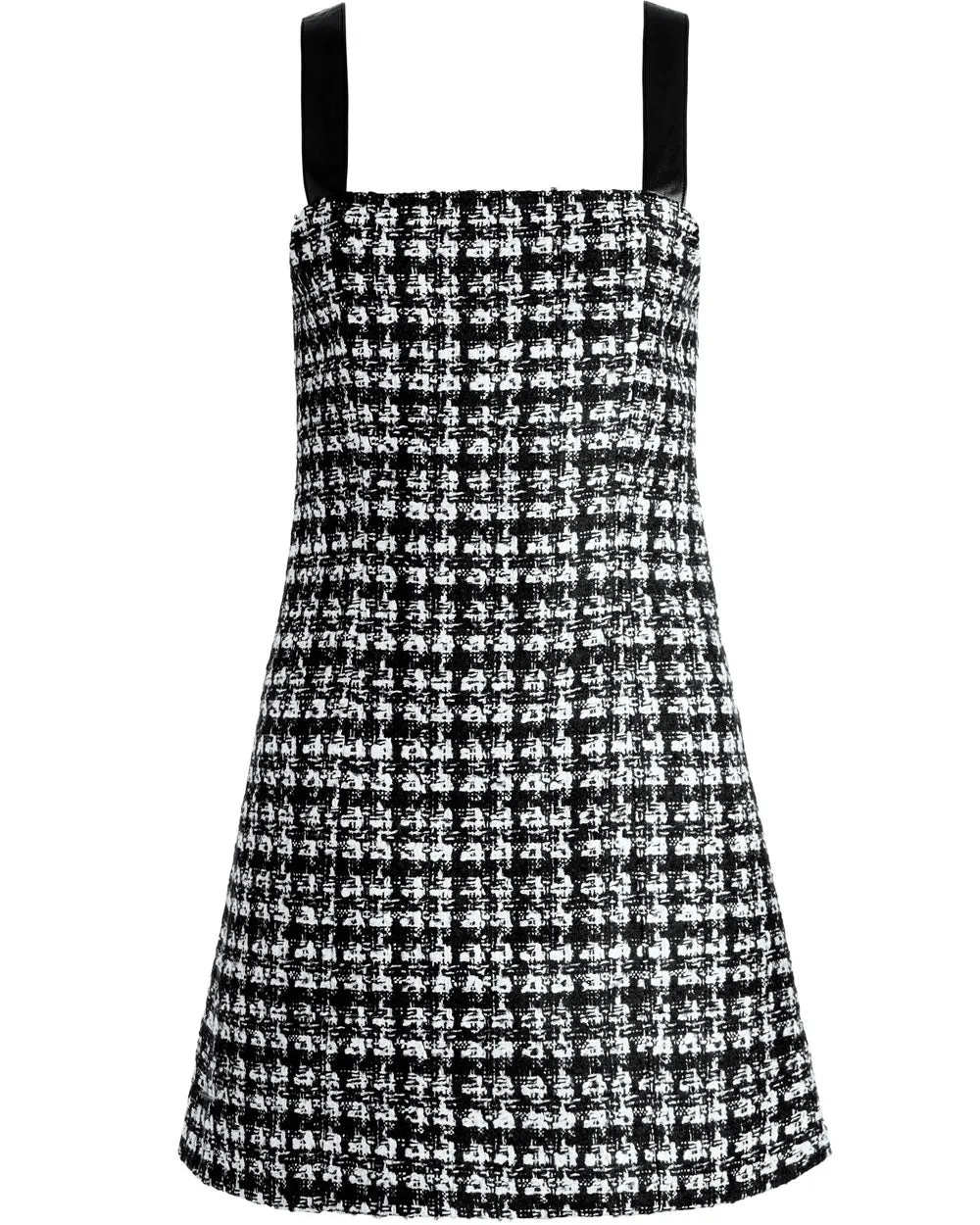 Black and Off White Bonita A Line Dress