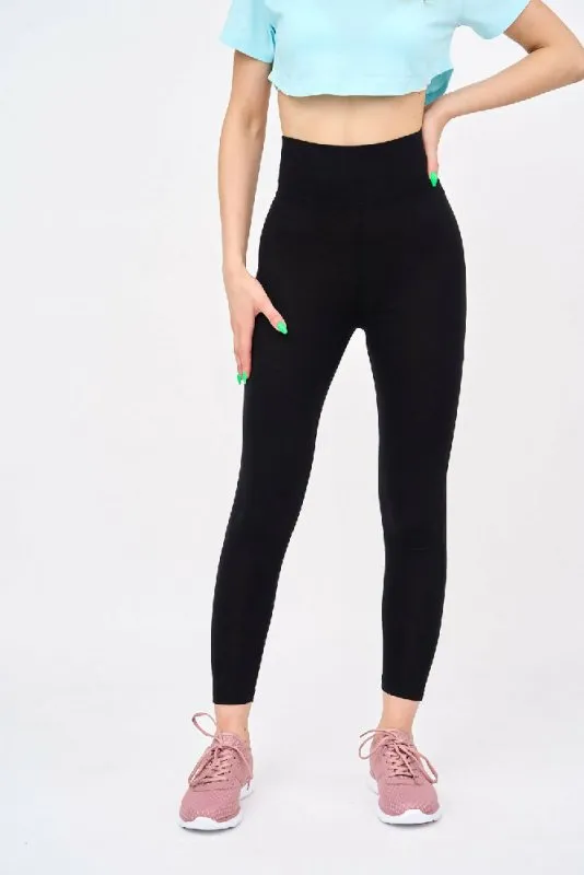 Black Pants Yoga Workout Gym Leggings for Women