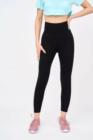 Black Pants Yoga Workout Gym Leggings for Women