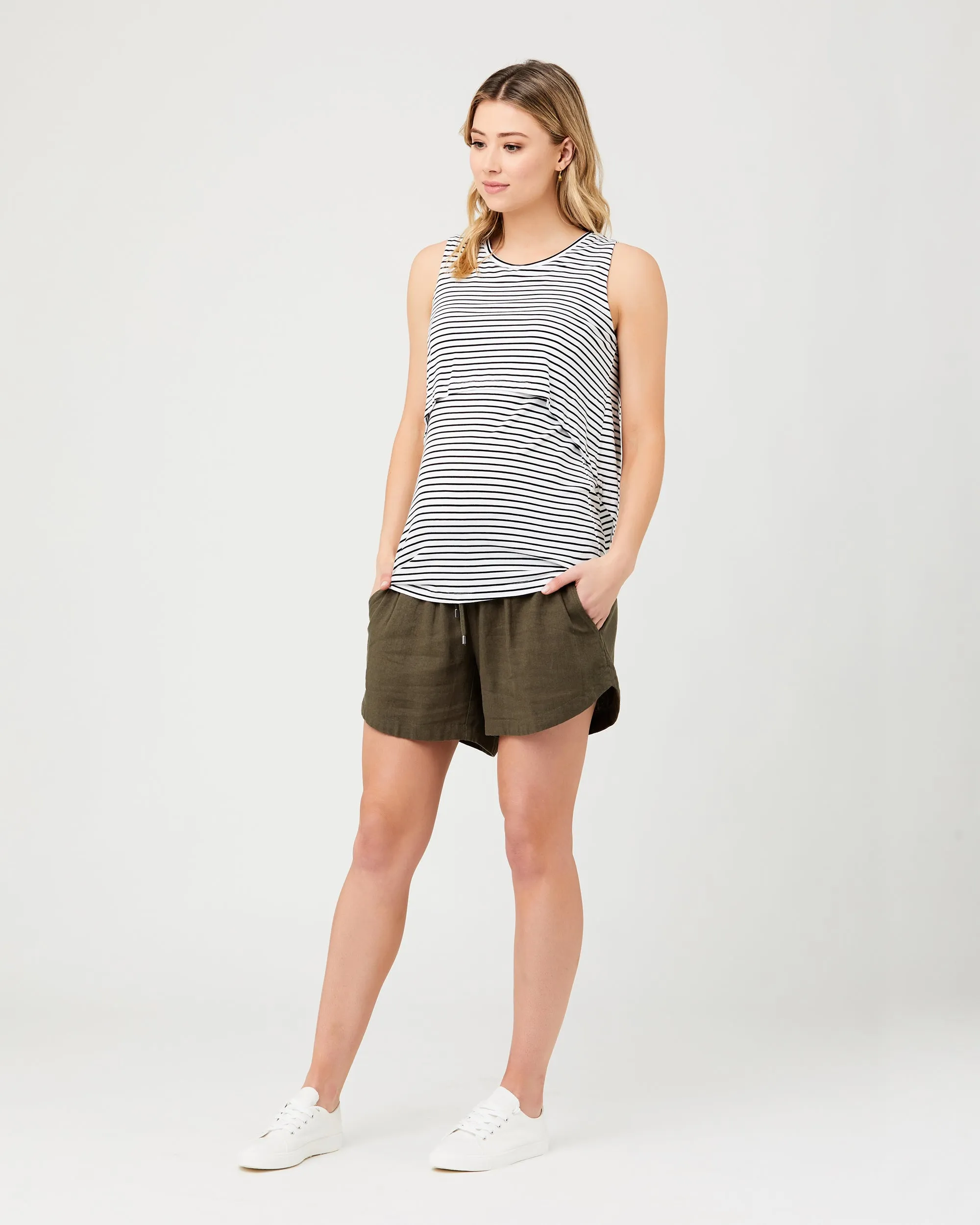 Byron Shirred Short