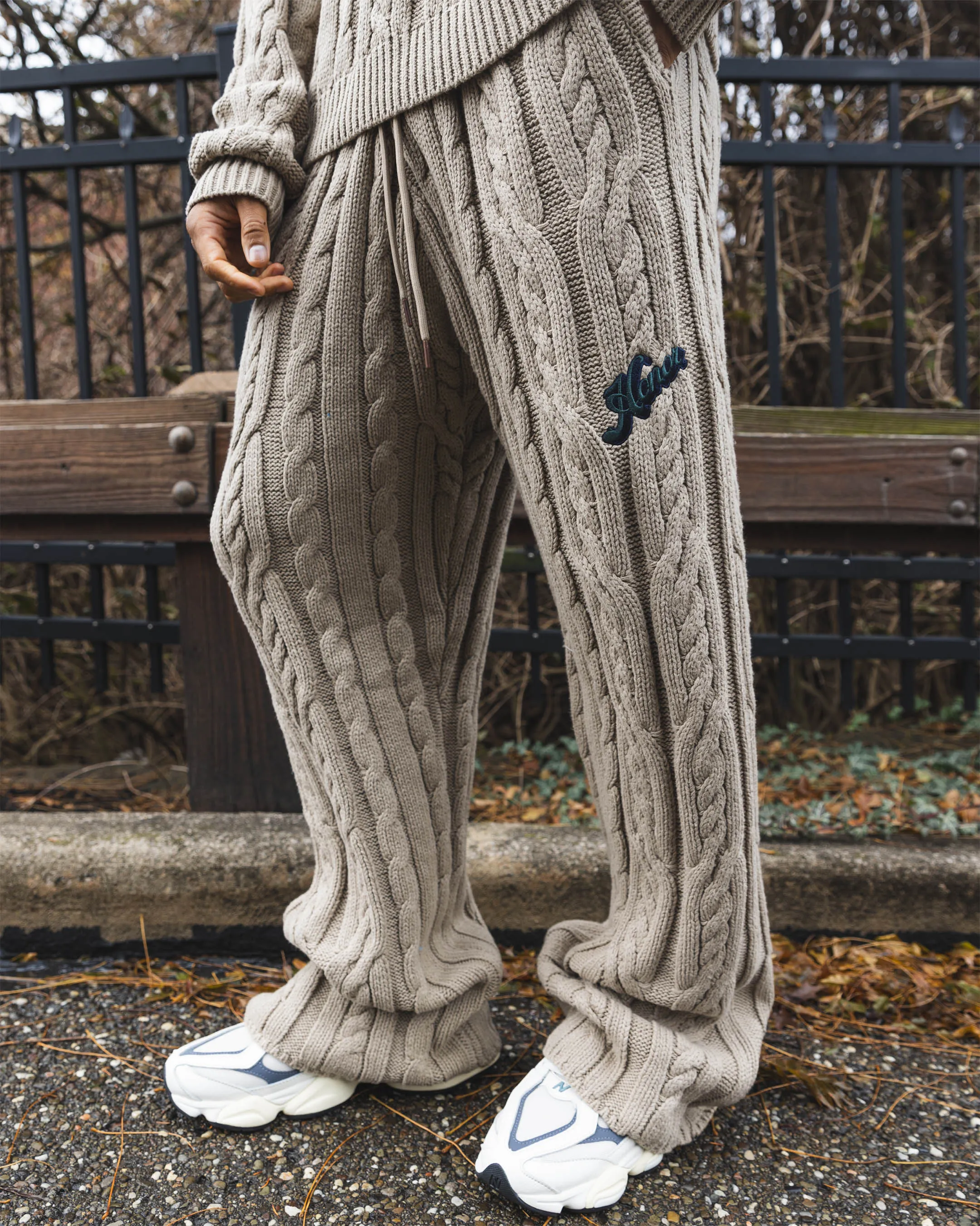 Cable Knit Leisure Pants