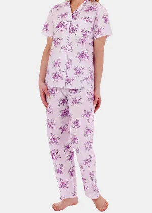Clementine Cotton VELCRO® Brand Fastening PJ Set