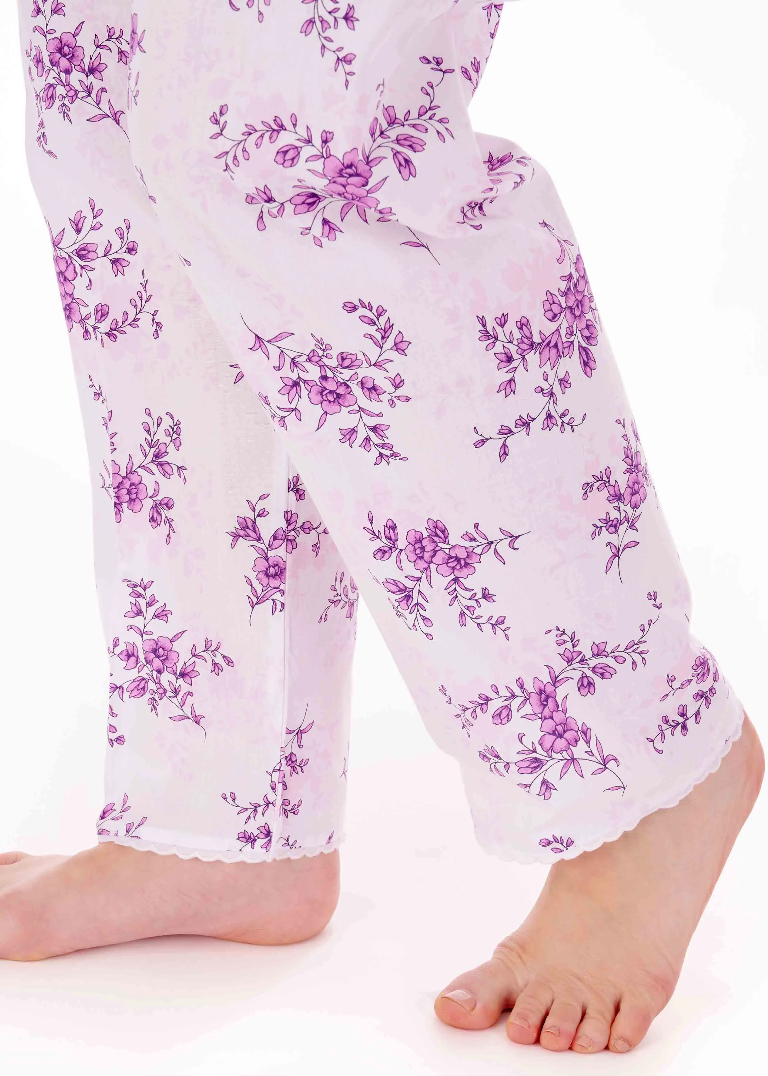 Clementine Cotton VELCRO® Brand Fastening PJ Set