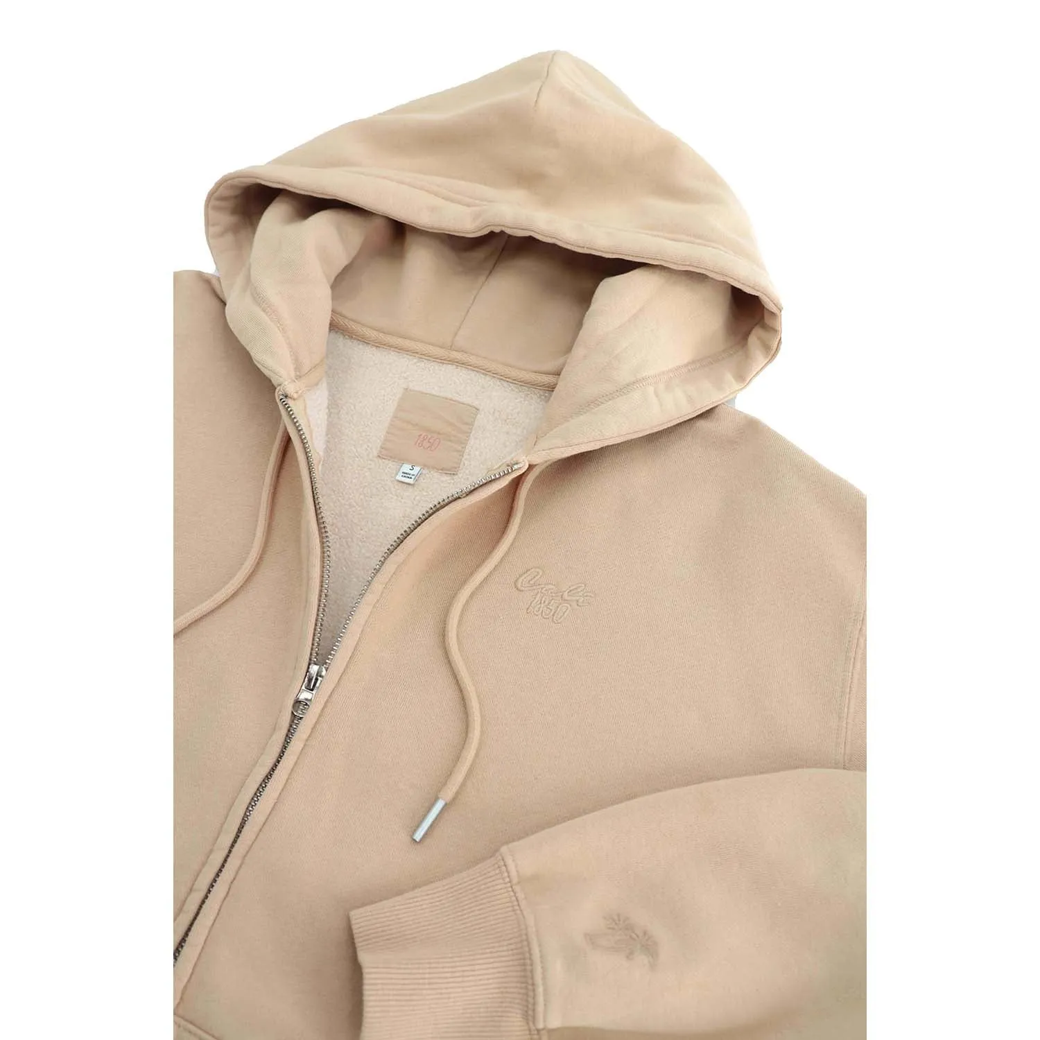 Cloud Fleece Zip Up Hoodie - Tobacco Brown