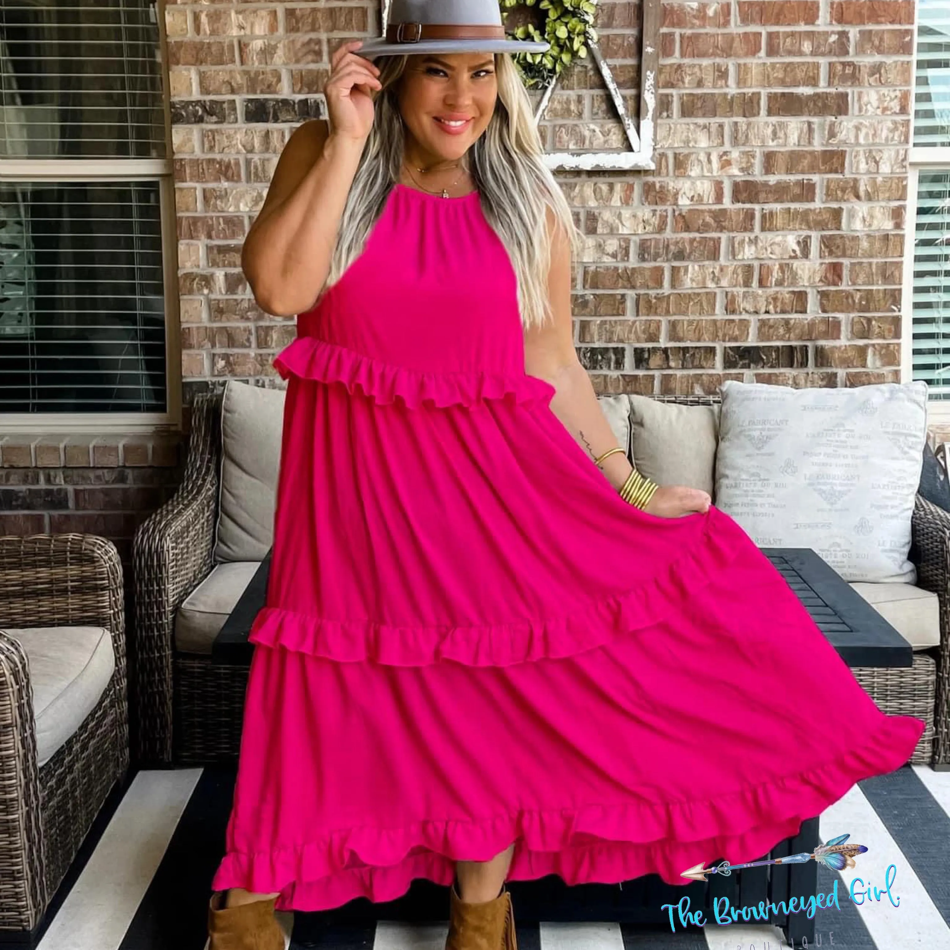 CoCo Linen Maxi Dress