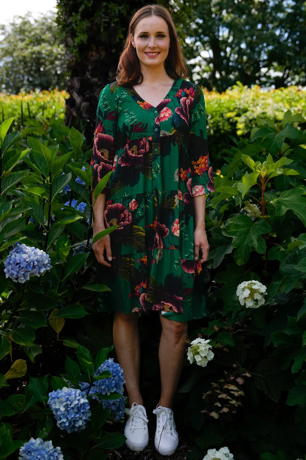 Corsica Meri Dress - Tropical Poppy | SALE
