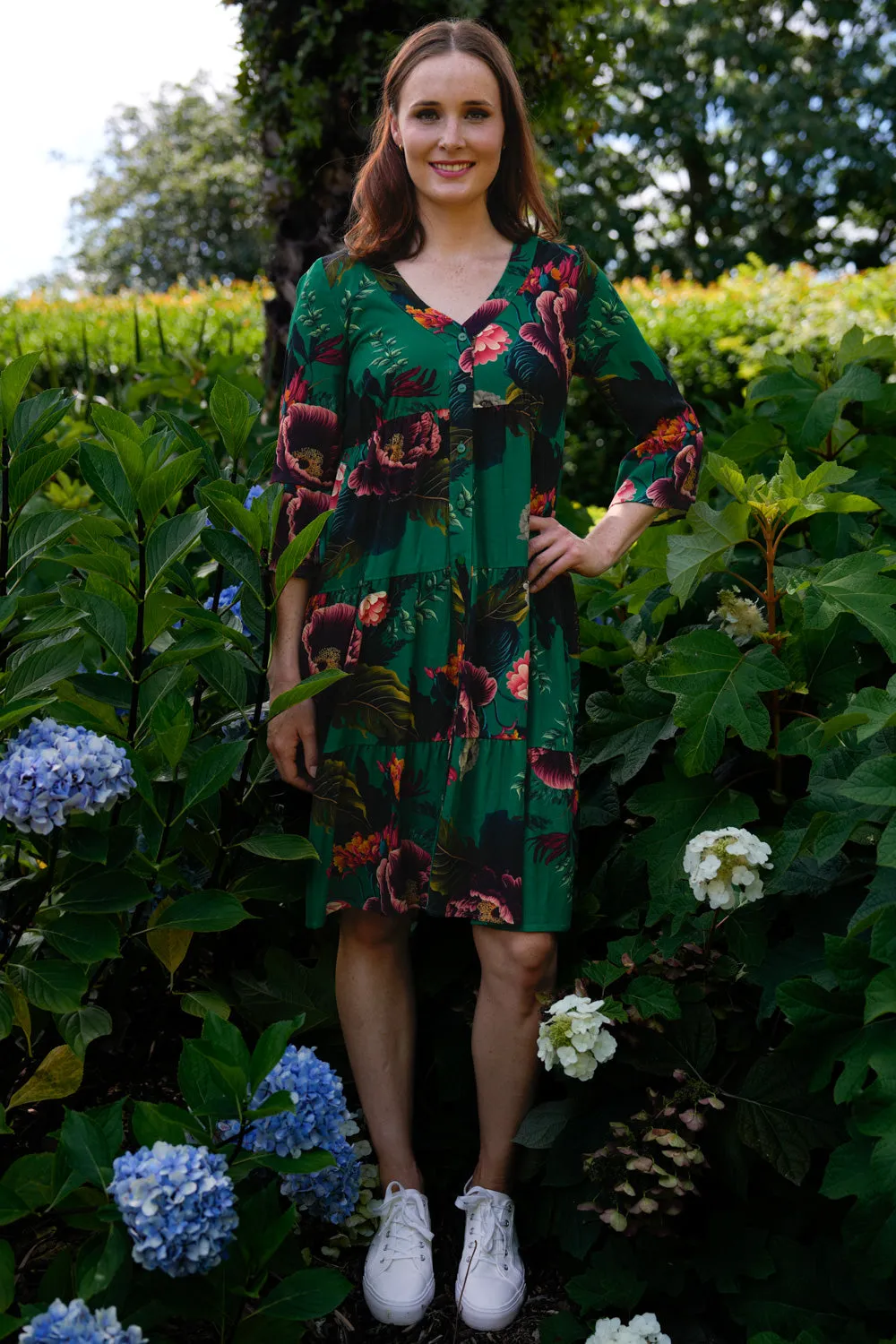 Corsica Meri Dress - Tropical Poppy | SALE