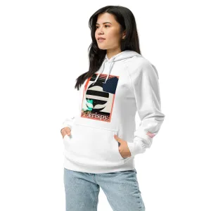 Crispy Dragonfly Unisex eco raglan hoodie