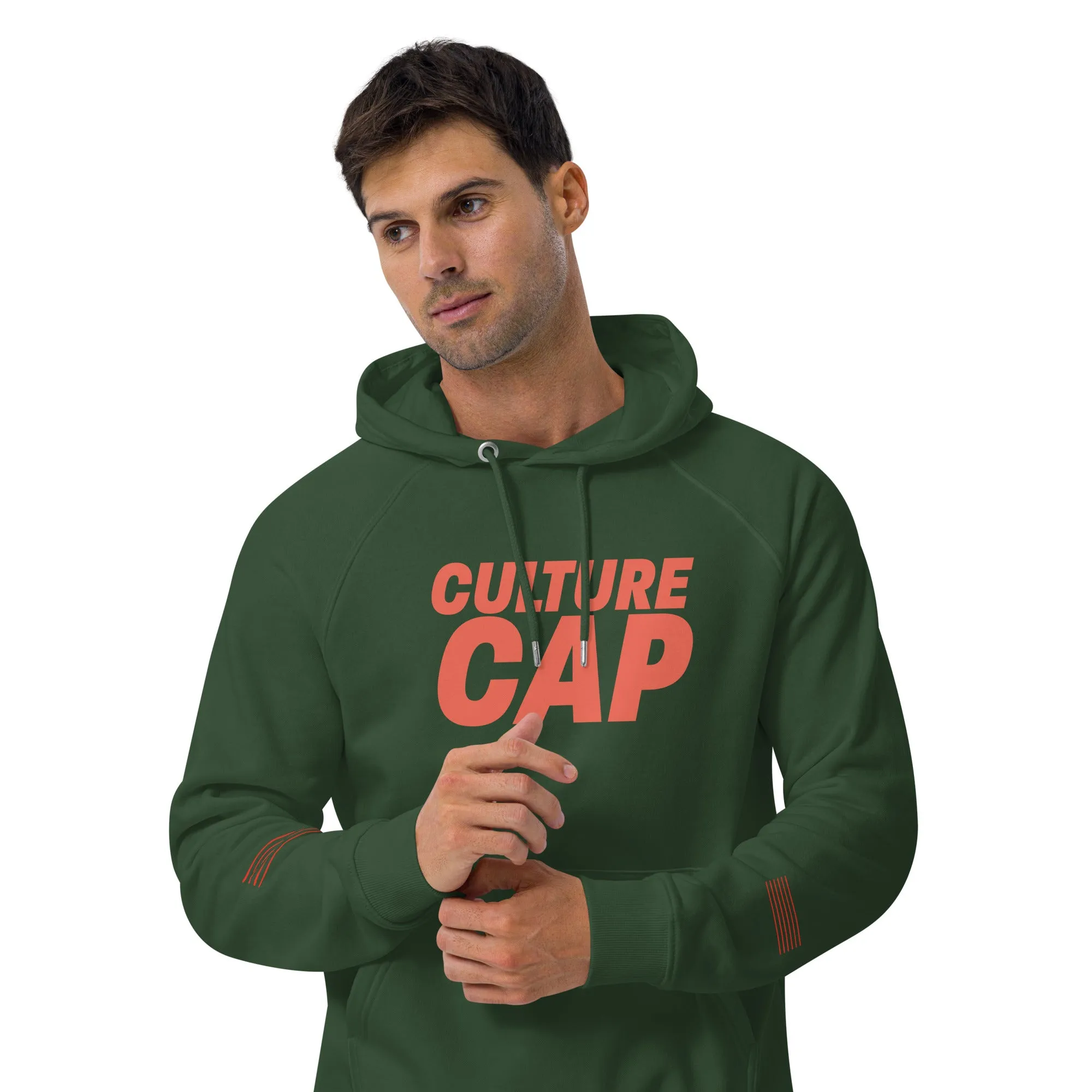 Culture Cap Unplug Unisex eco raglan hoodie