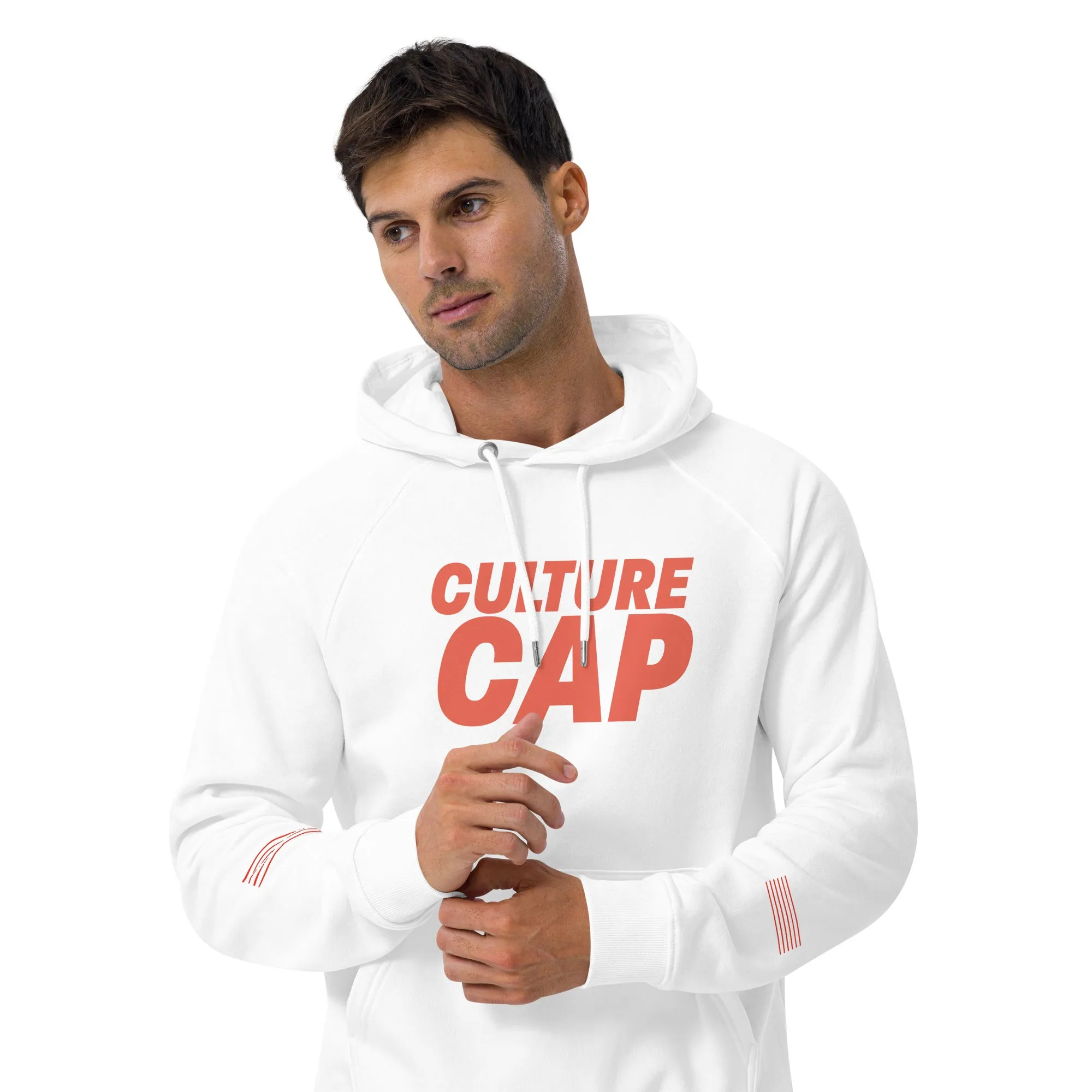 Culture Cap Unplug Unisex eco raglan hoodie