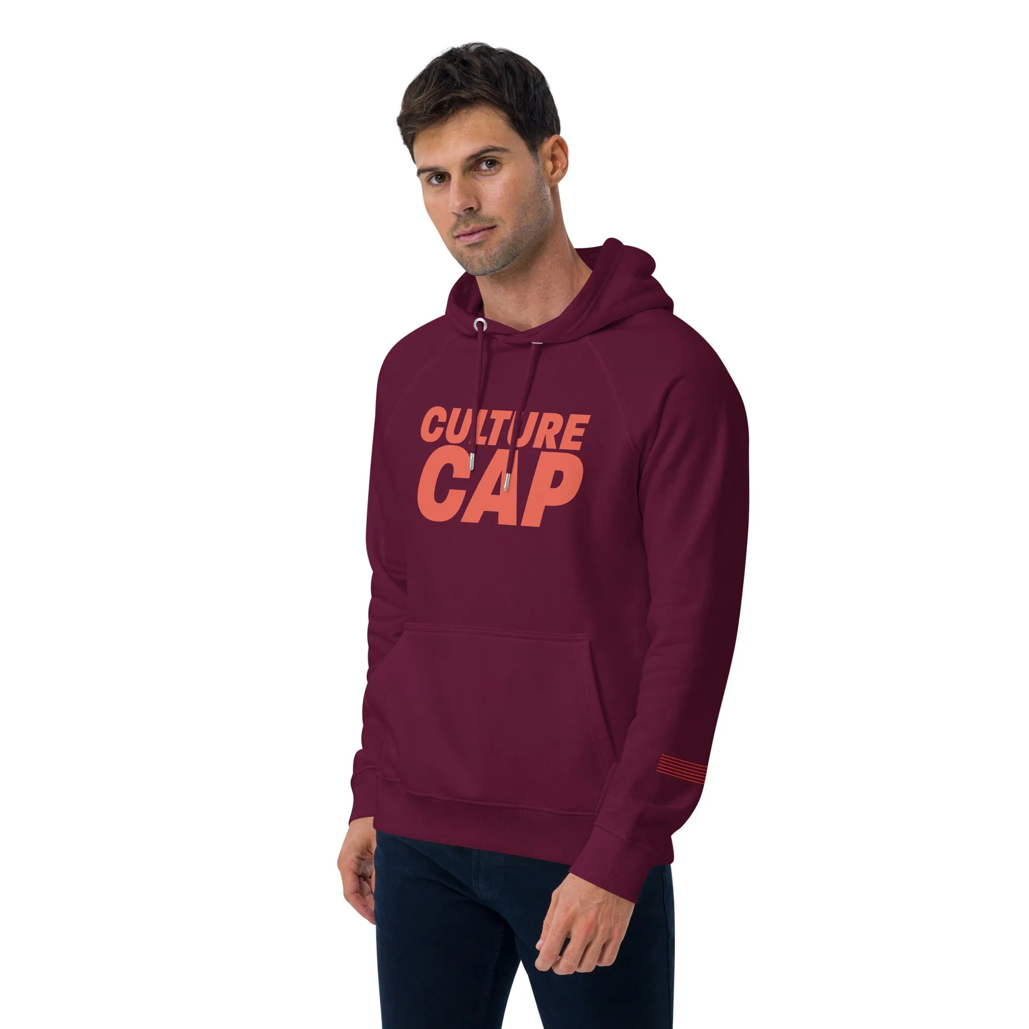 Culture Cap Unplug Unisex eco raglan hoodie