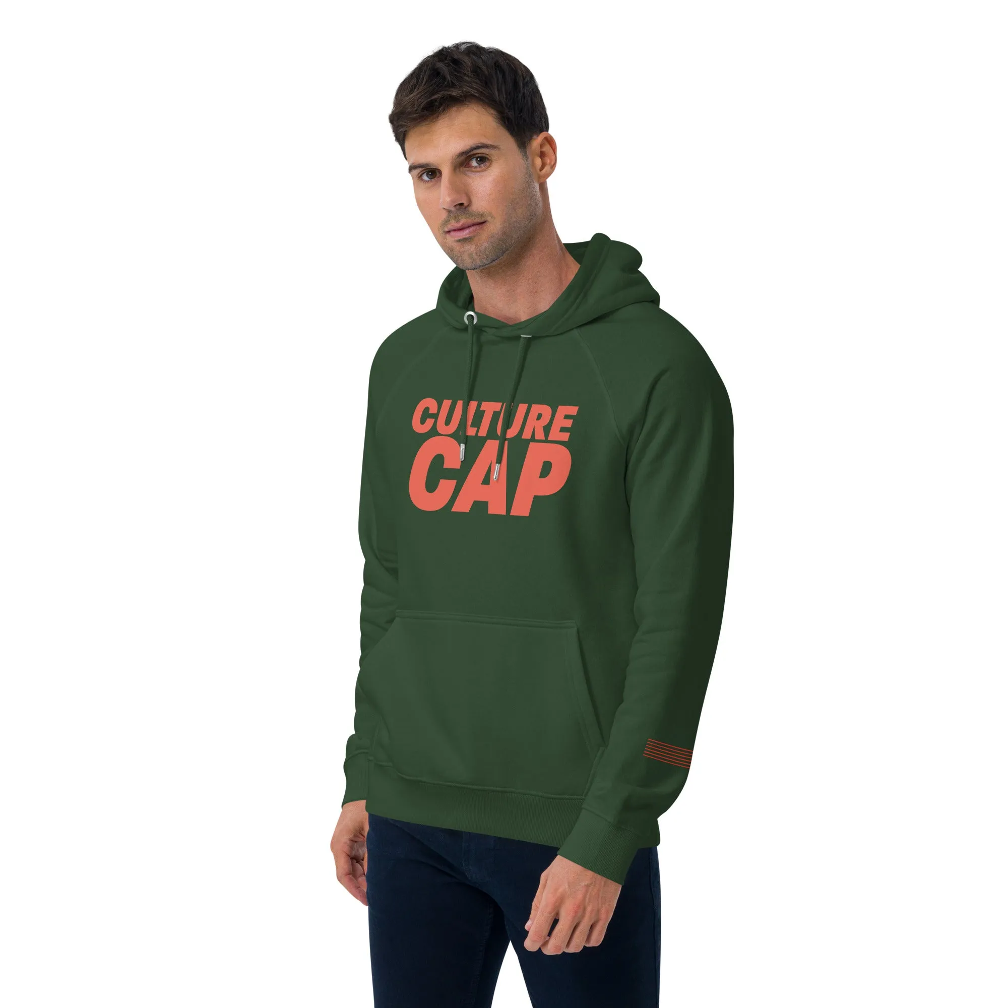 Culture Cap Unplug Unisex eco raglan hoodie
