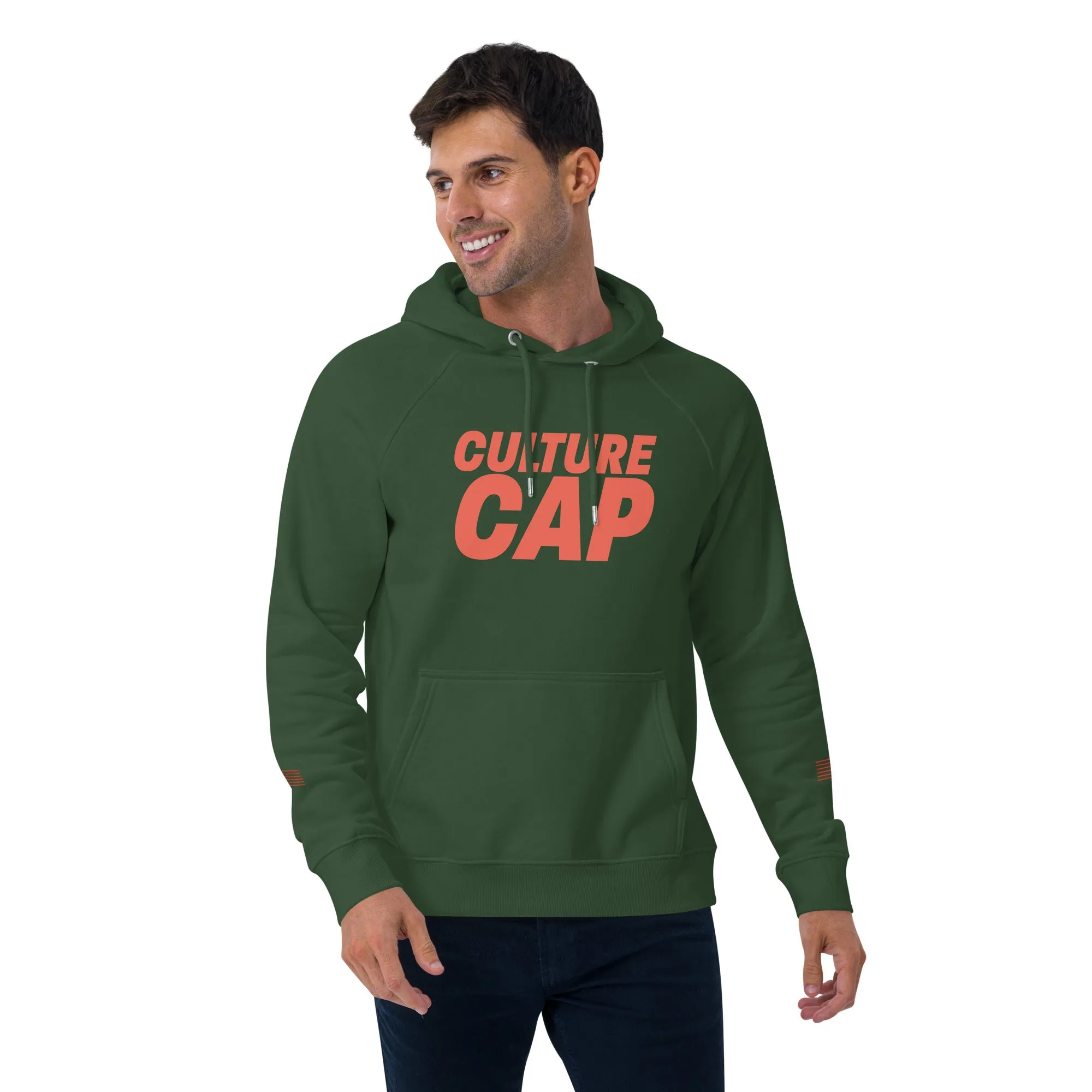 Culture Cap Unplug Unisex eco raglan hoodie