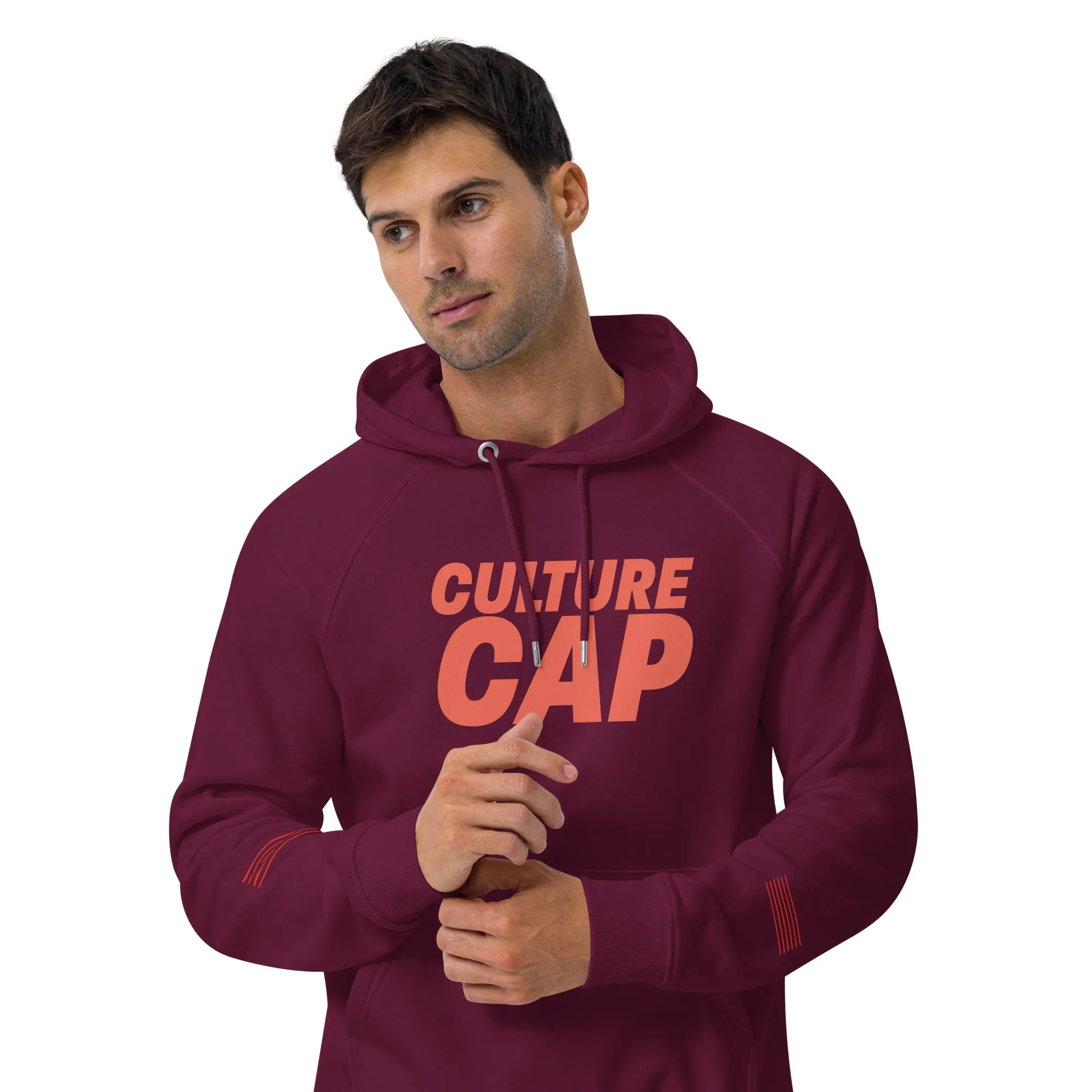 Culture Cap Unplug Unisex eco raglan hoodie