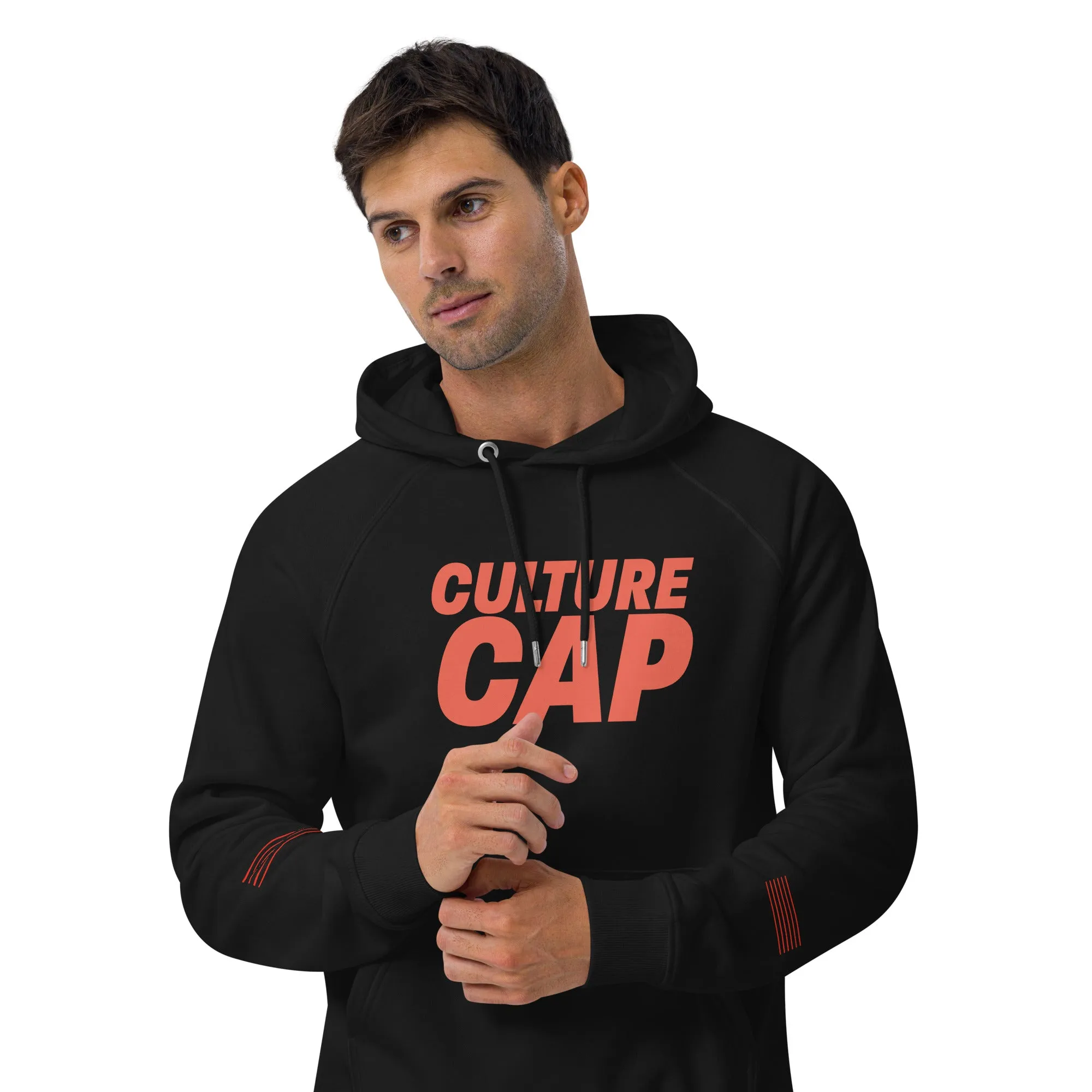 Culture Cap Unplug Unisex eco raglan hoodie