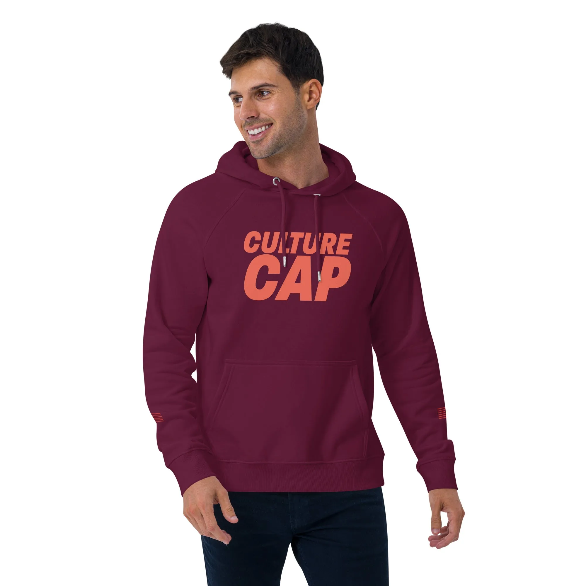 Culture Cap Unplug Unisex eco raglan hoodie