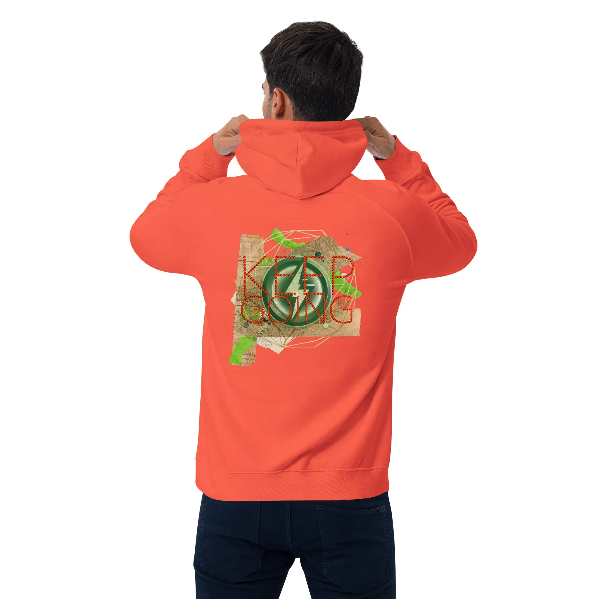 Dominate Everything Unisex eco raglan hoodie