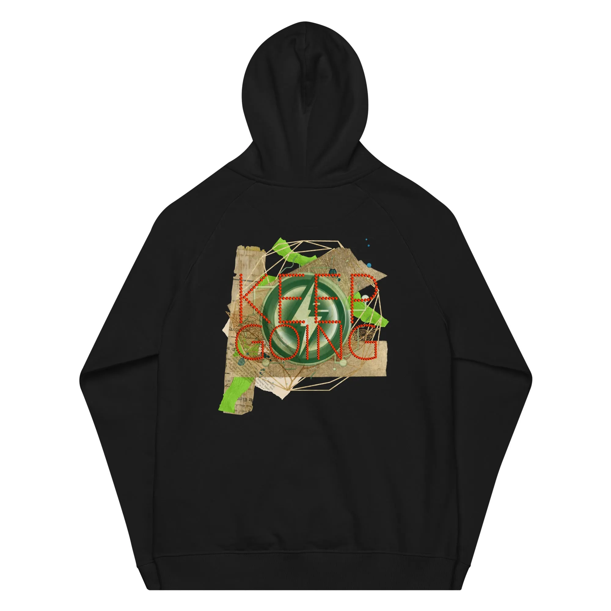 Dominate Everything Unisex eco raglan hoodie