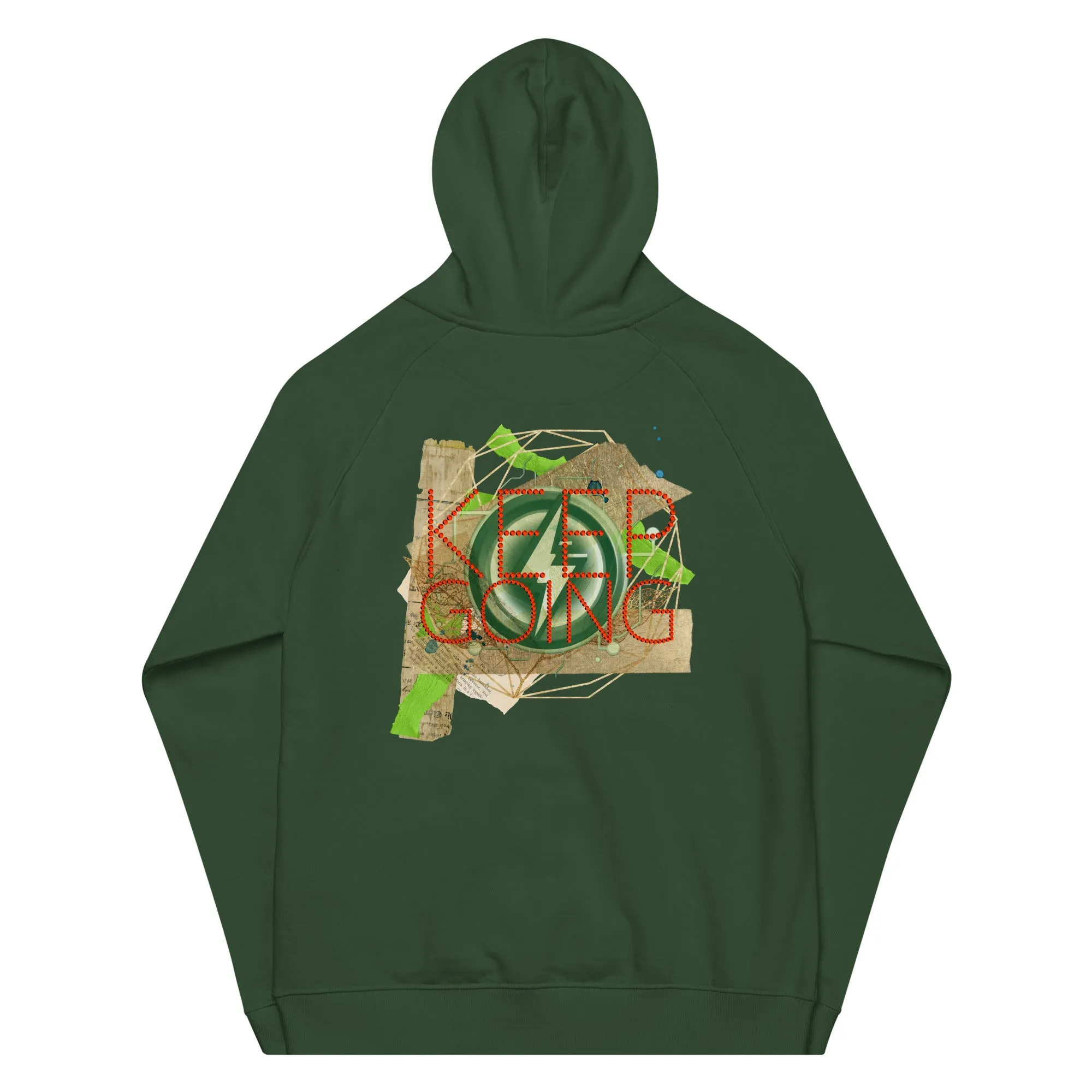 Dominate Everything Unisex eco raglan hoodie
