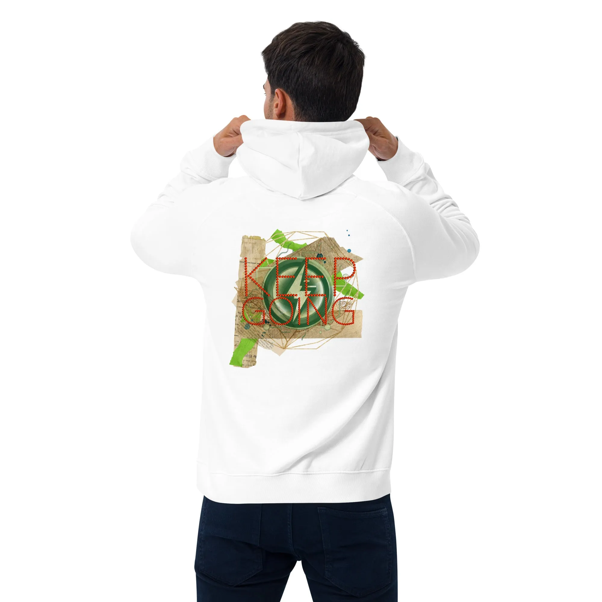 Dominate Everything Unisex eco raglan hoodie