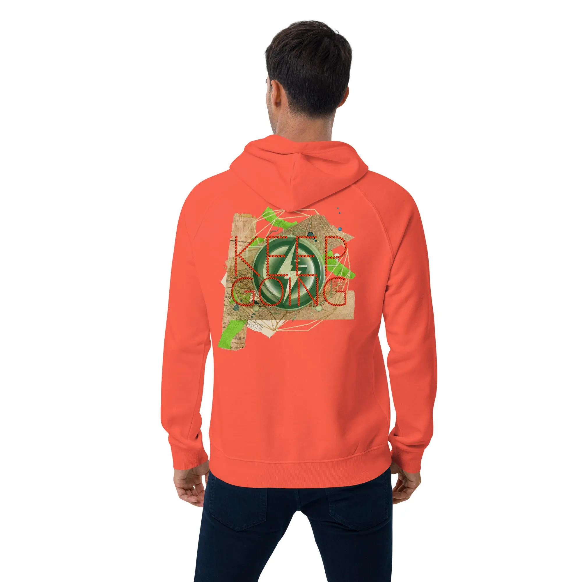 Dominate Everything Unisex eco raglan hoodie