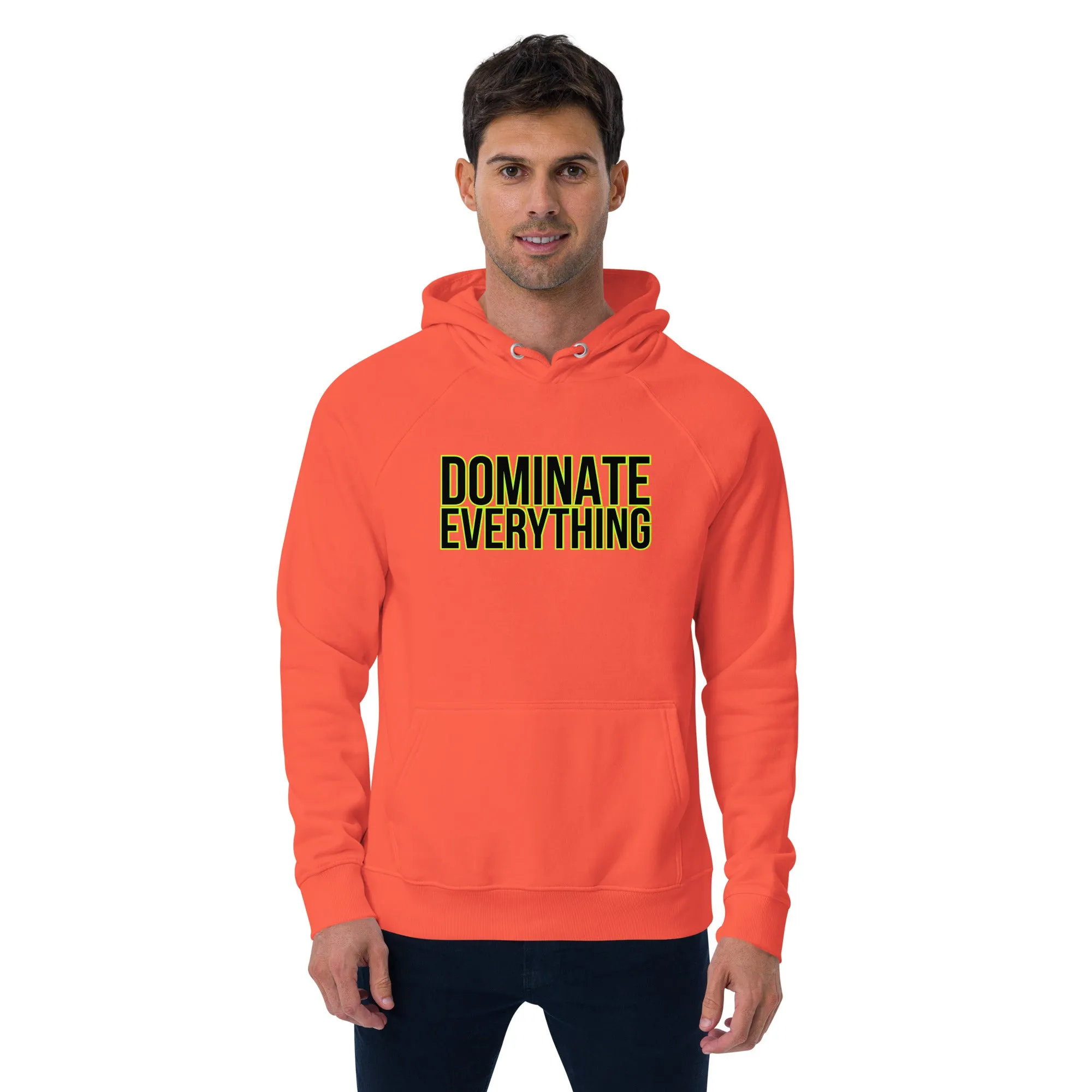 Dominate Everything Unisex eco raglan hoodie