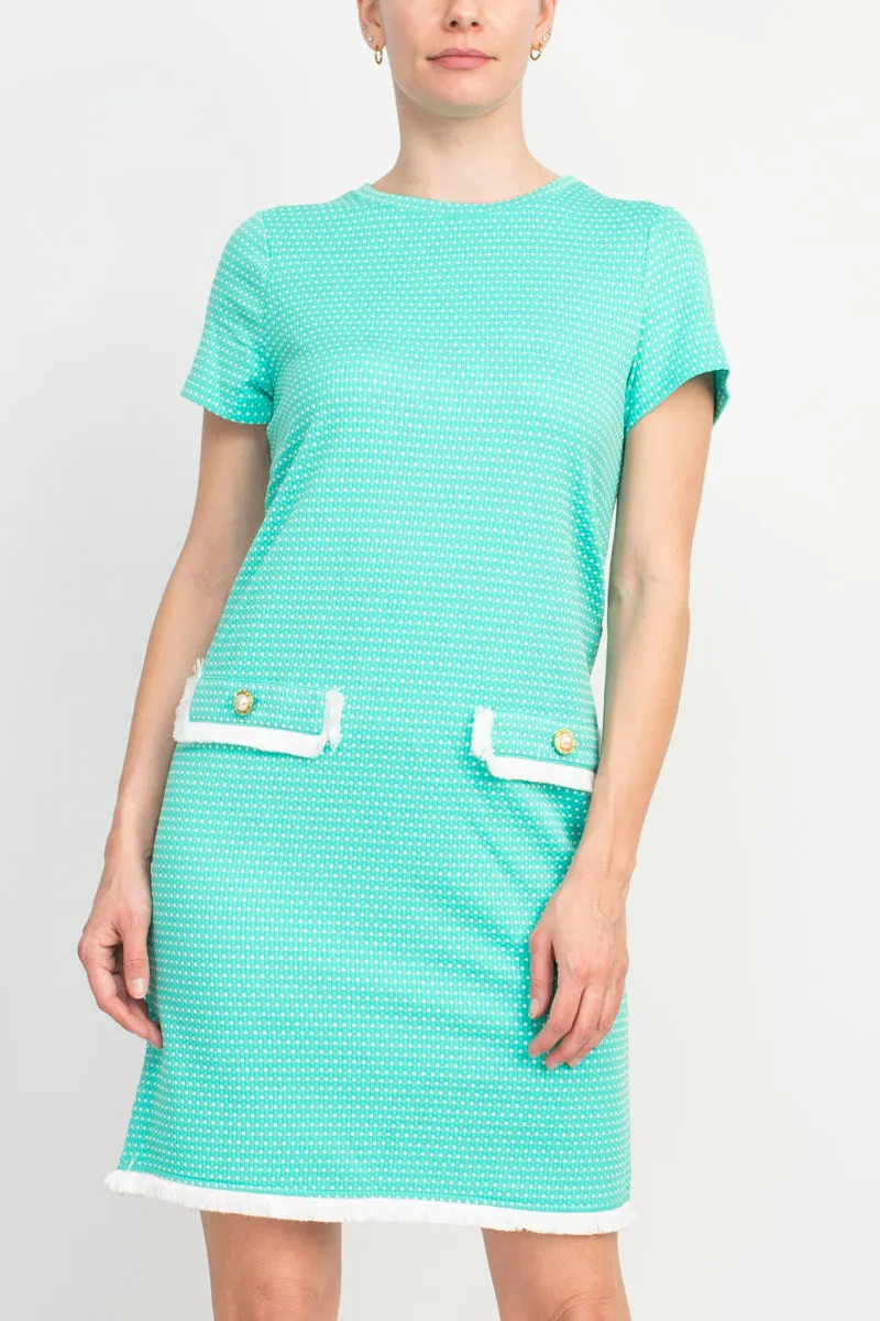 Emma & Michele Pocket Stretch Shift Dress