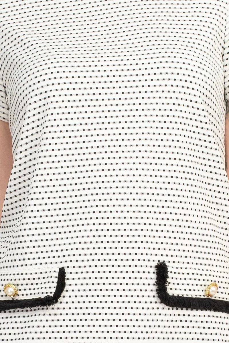 Emma & Michele Pocket Stretch Shift Dress