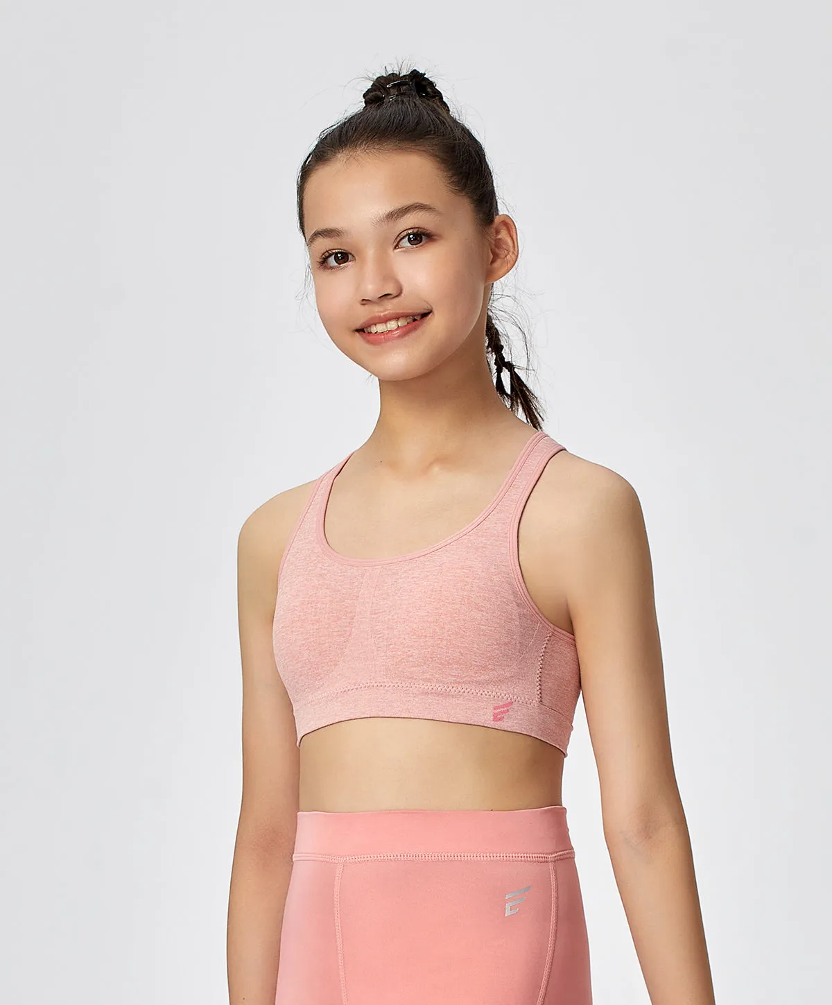 Energized Junior Digital Daydream Seamless Racer-Back Sports Bra