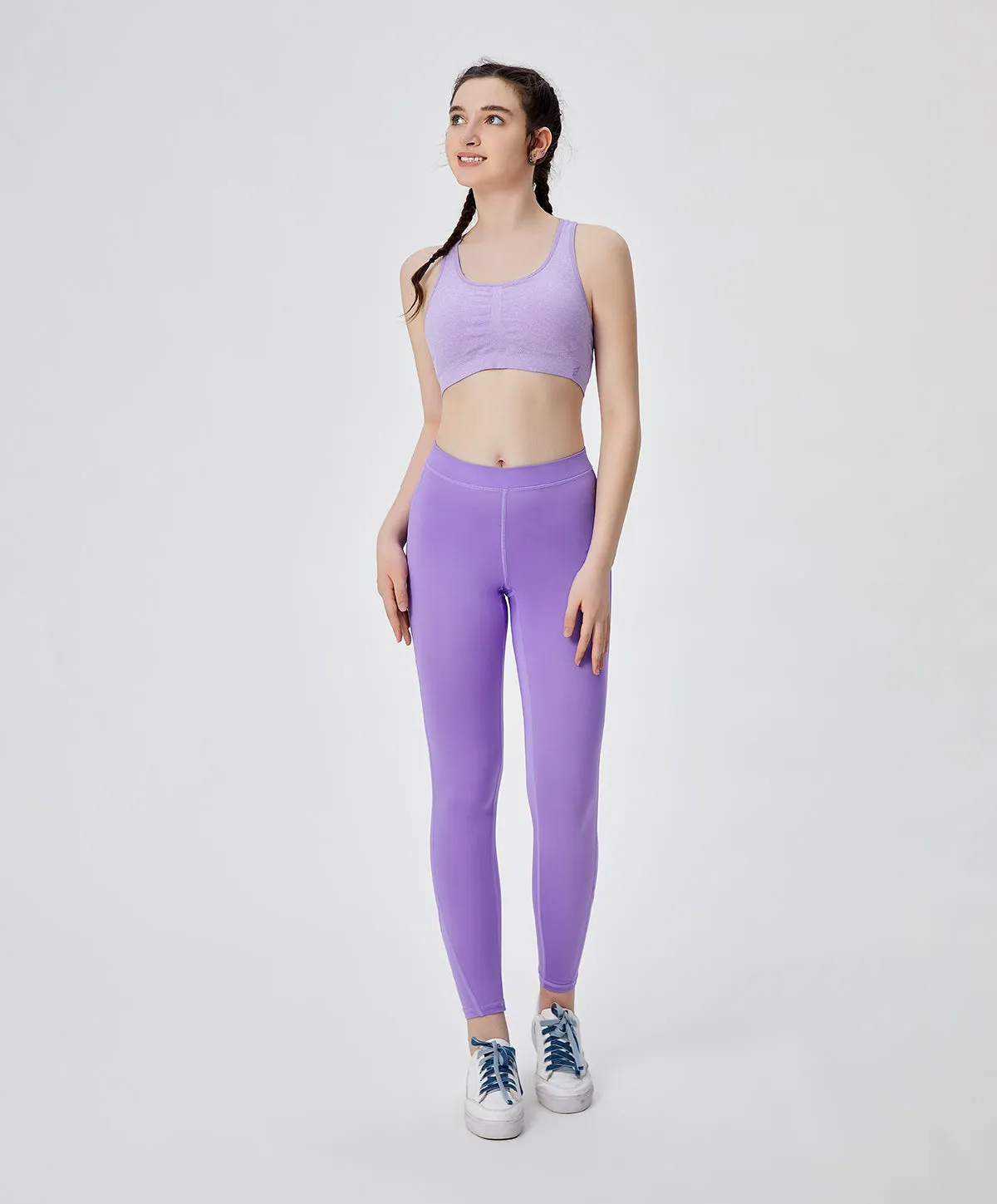 Energized Junior Digital Daydream Seamless Racer-Back Sports Bra