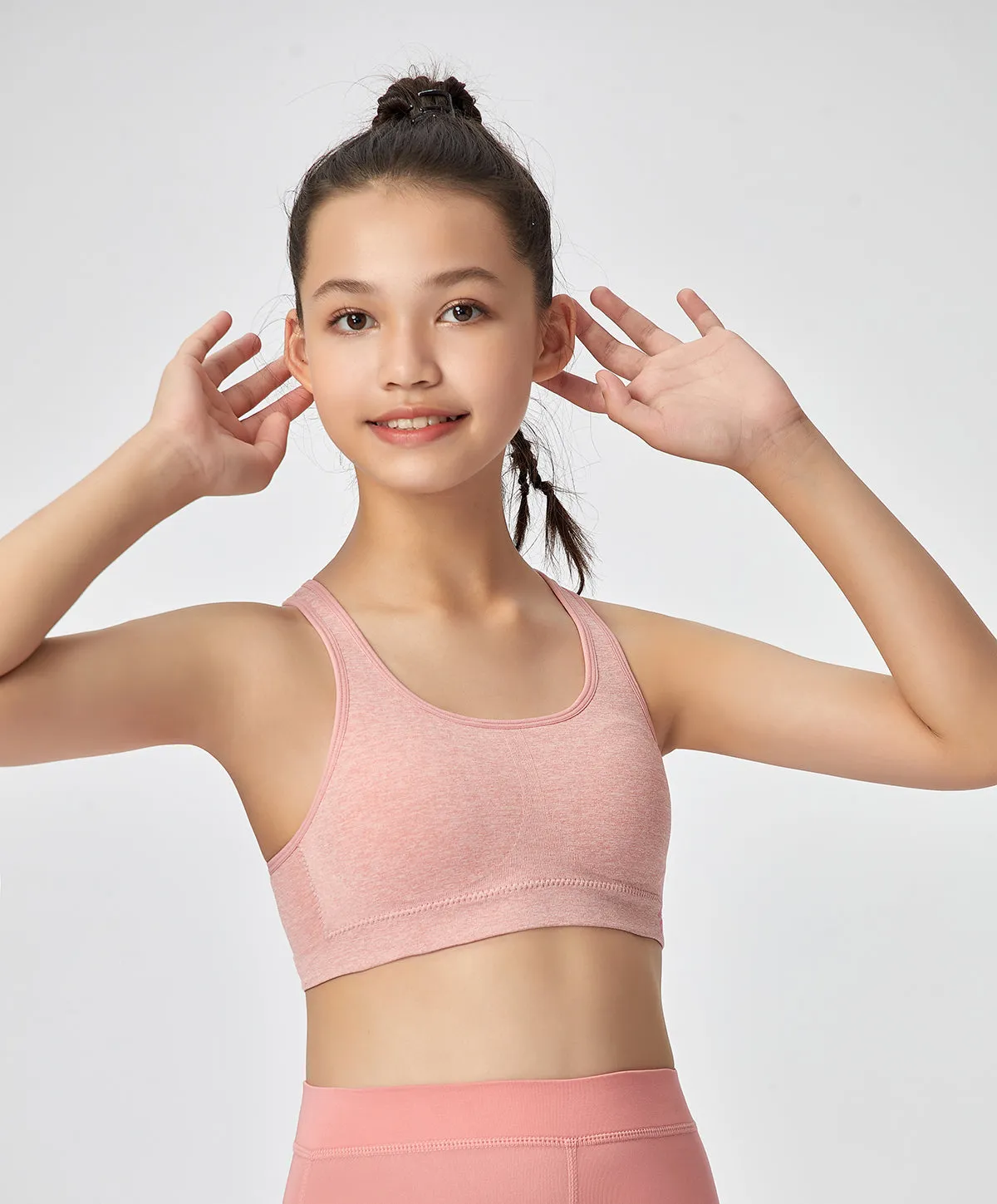 Energized Junior Digital Daydream Seamless Racer-Back Sports Bra