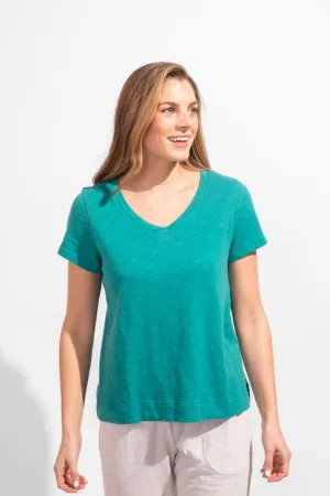 Escape by Habitat Alpine Cotton V-Neck Tee