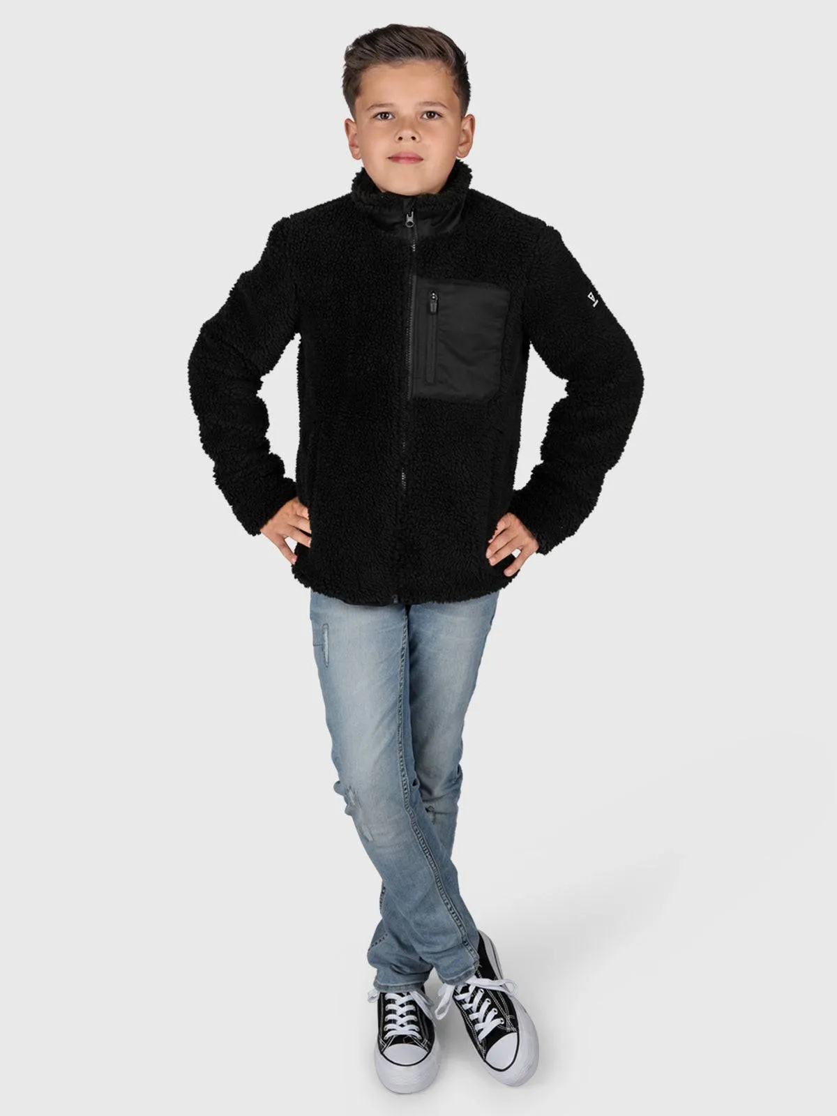 Garicky Boys Teddy Jacket | Black