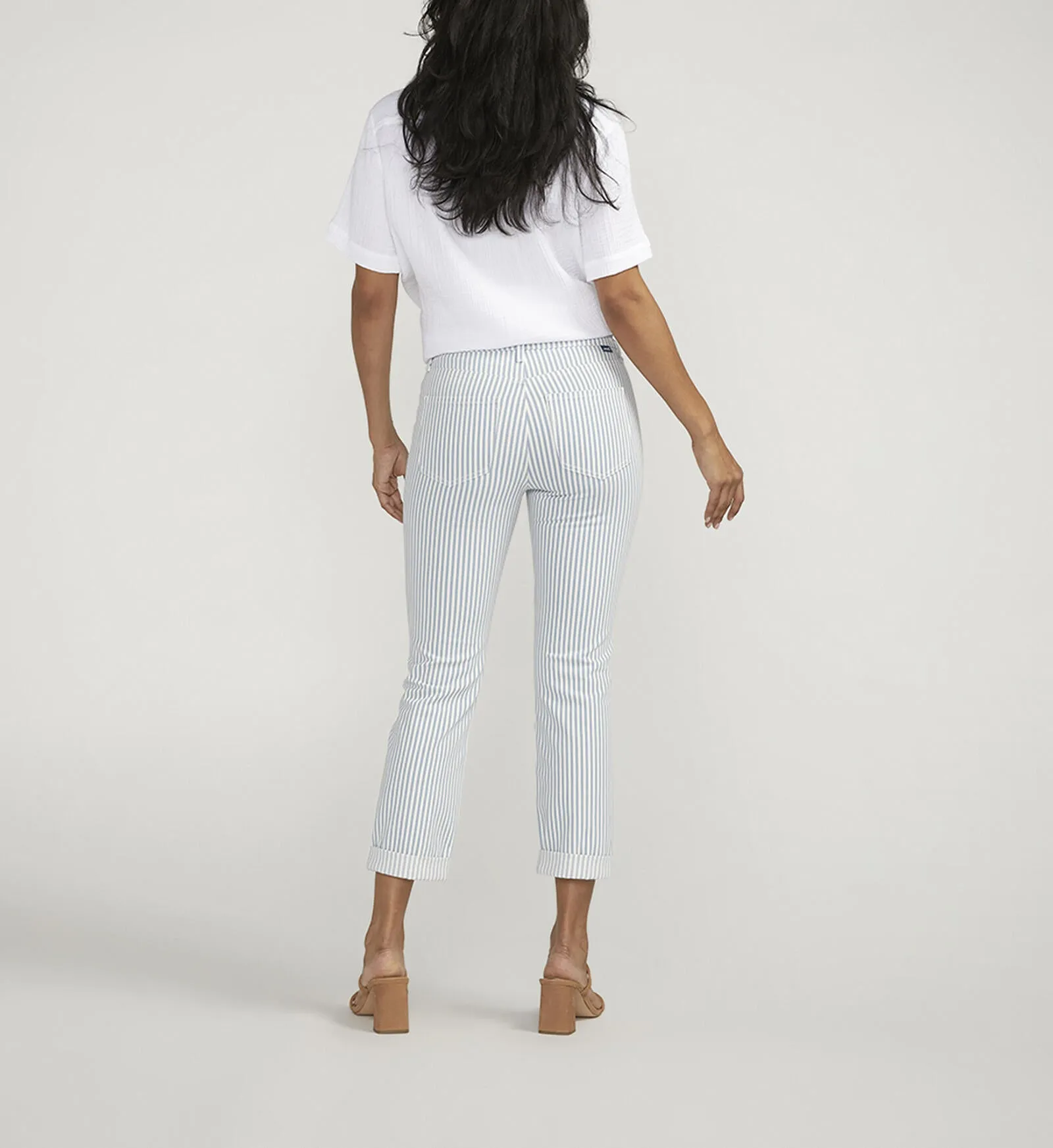 Girlfriend Jean - Carter Railroad Stripe