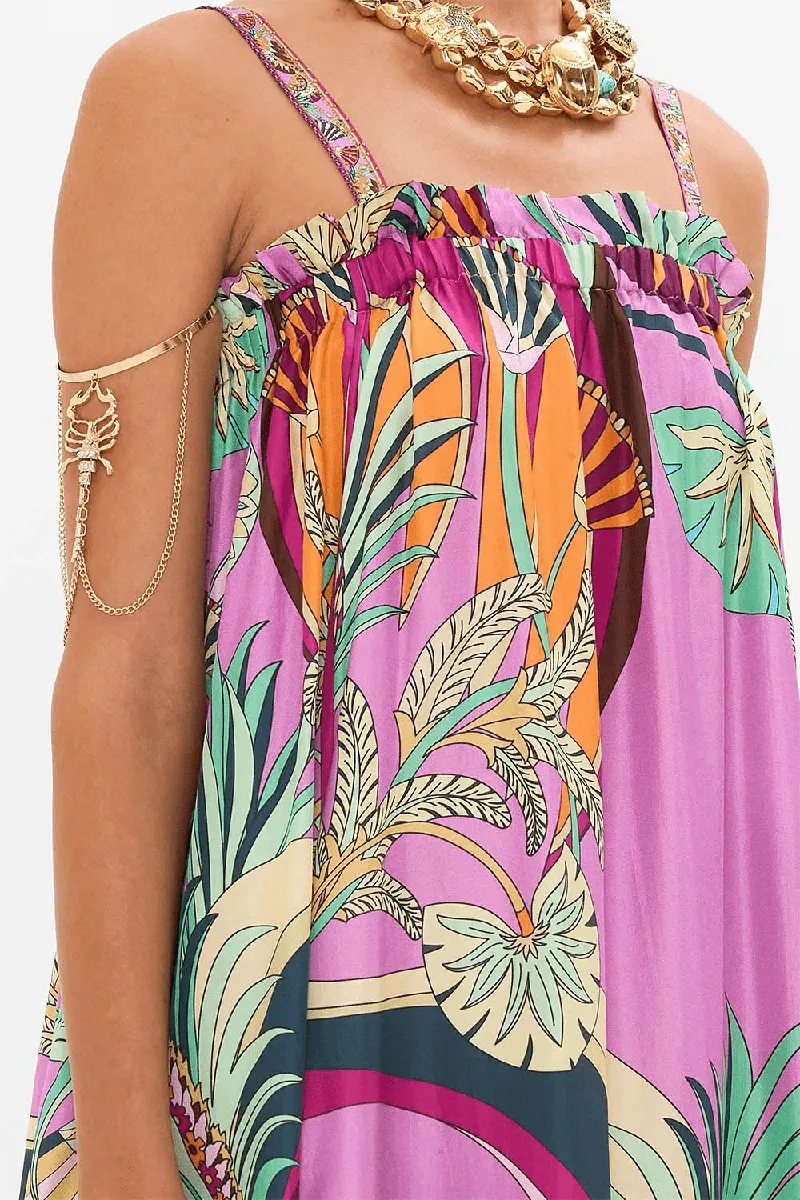 Giza Goddess Wide Strap Sundress