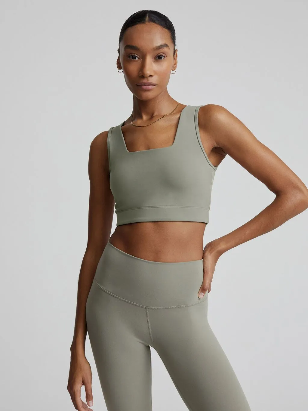Gravity Grey Always Delta Sports Bra