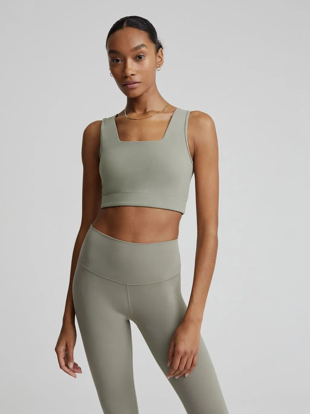 Gravity Grey Always Delta Sports Bra