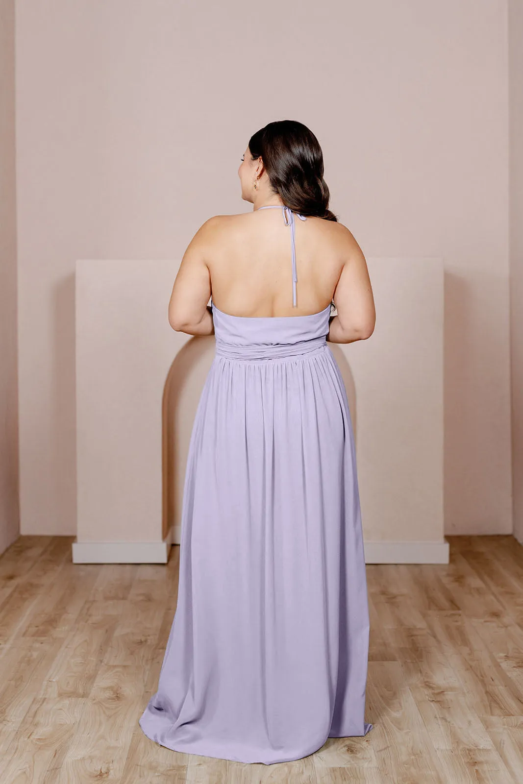 Hannah Chiffon Faux Wrap Dress | Made To Order
