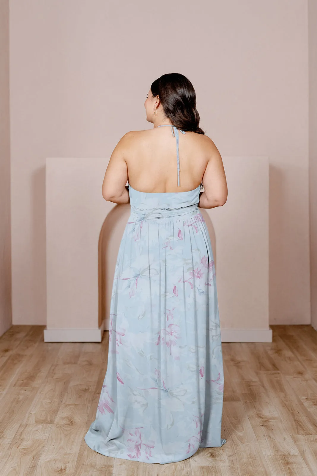 Hannah Chiffon Faux Wrap Dress | Made To Order